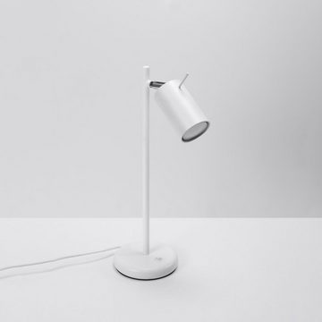 SOLLUX lighting Tischleuchte RING, ohne Leuchtmittel, beweglicher Lampenschirm, Schalter