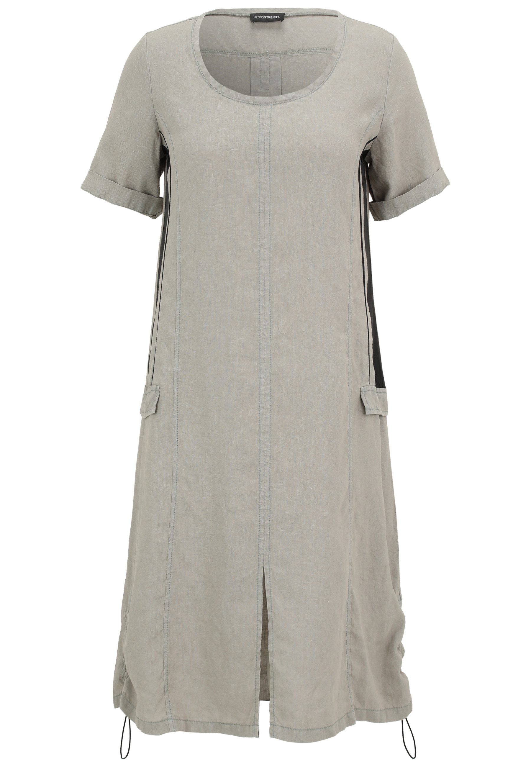 Doris Streich Sommerkleid mit kontrastfarbenen Nylon-Einsätzen