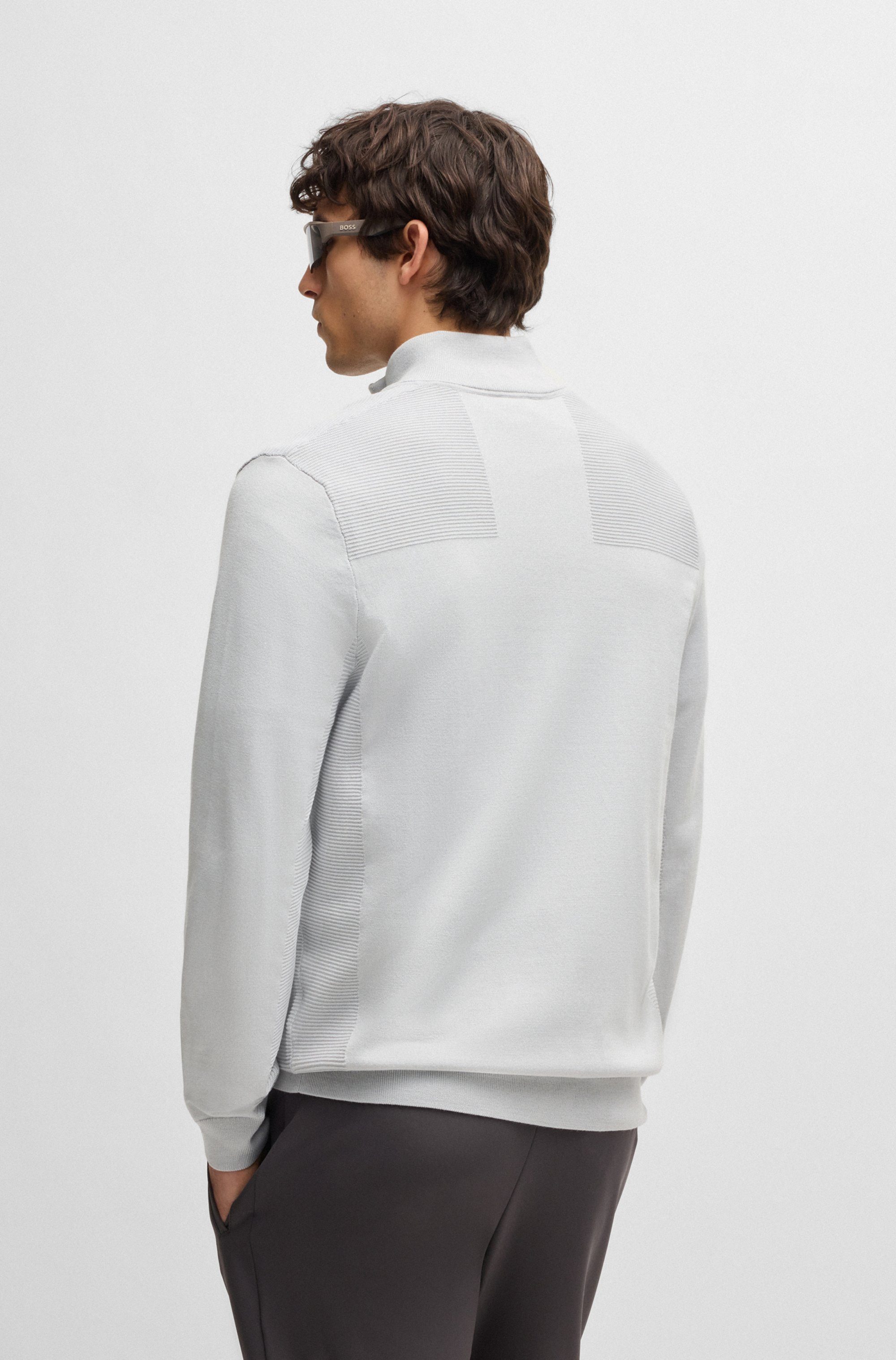 BOSS GREEN Strickpullover Momentum-X_QZ mit Reißverschluss günstig online kaufen