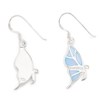 Monkimau Paar Ohrhänger Damen Ohrringe Schmetterling Ohrhänger 925 Silber (Packung)