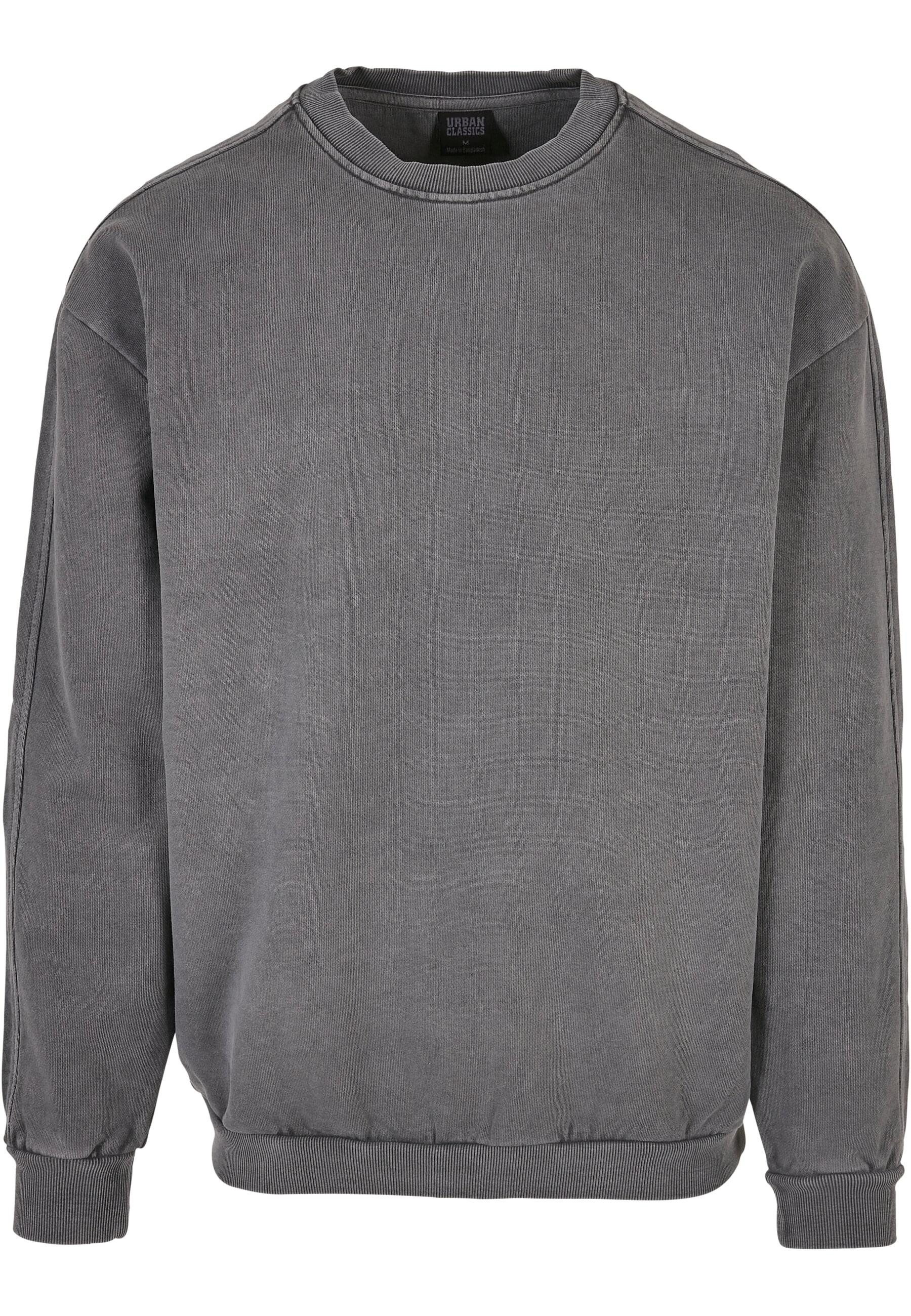 Rundhalspullover Urban Classics Herren Heavy Terry Garment Dye Crew