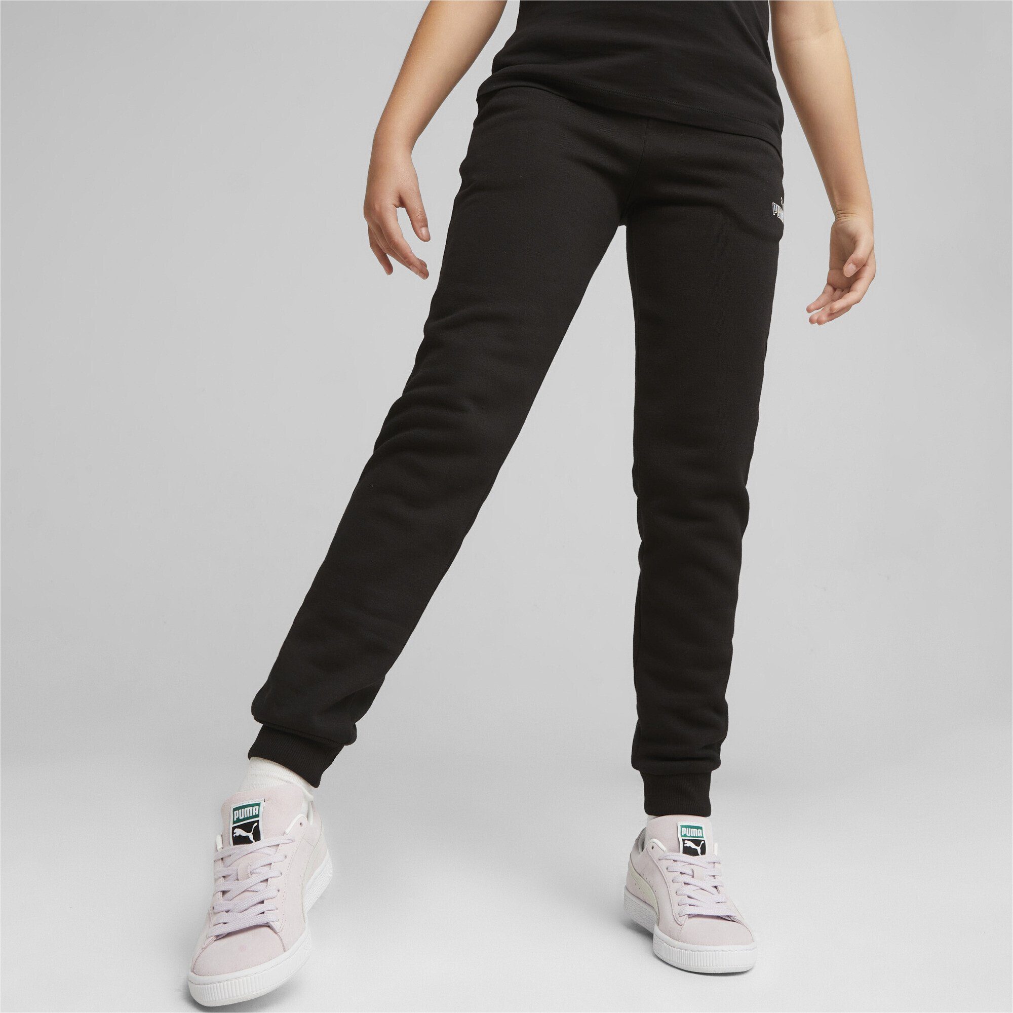 ESS+ Jogginghose Sporthose Mädchen PUMA Black ANIMAL