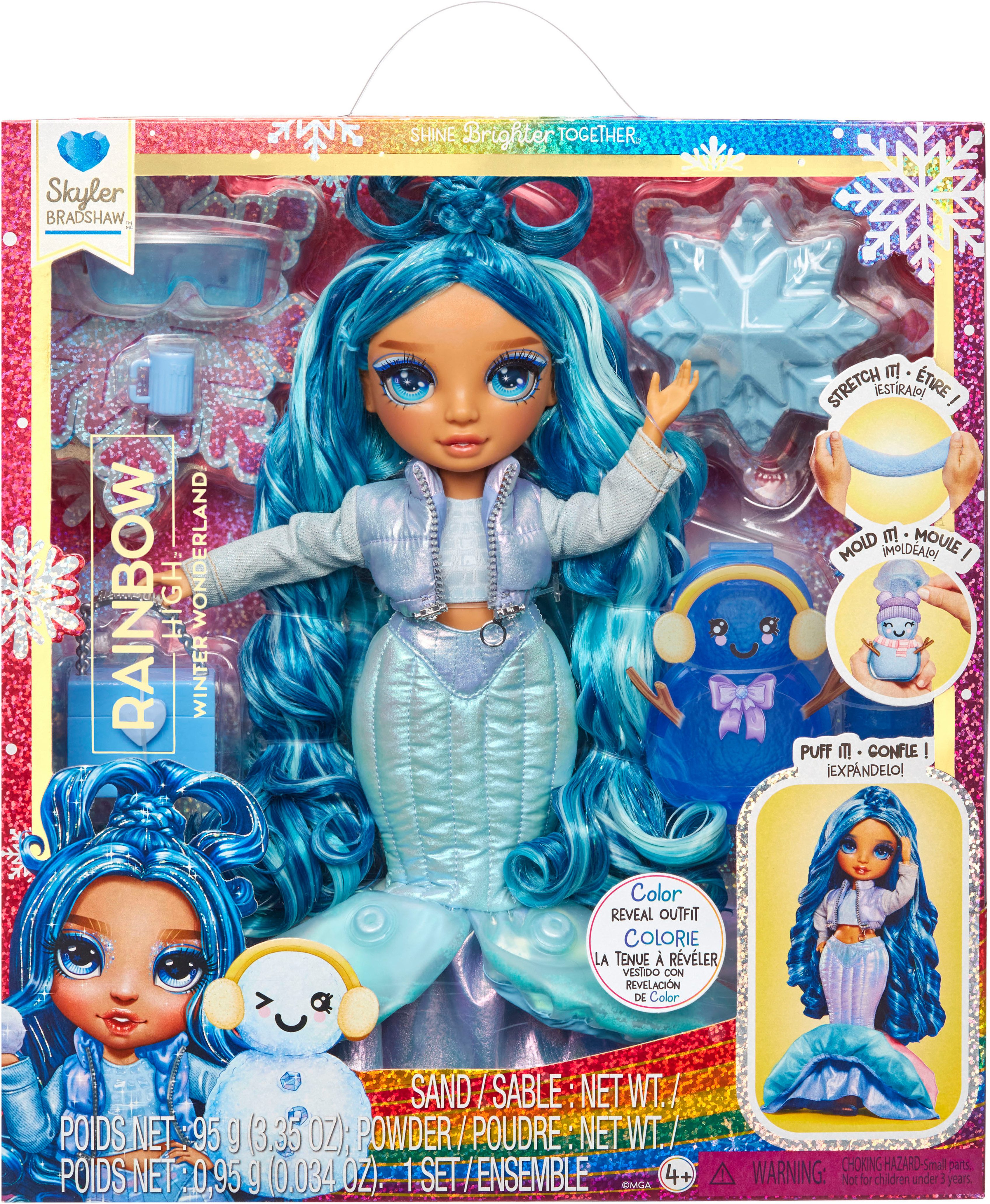 Rainbow High Anziehpuppe Winter Wonderland Doll - Skyler (Blue) günstig online kaufen