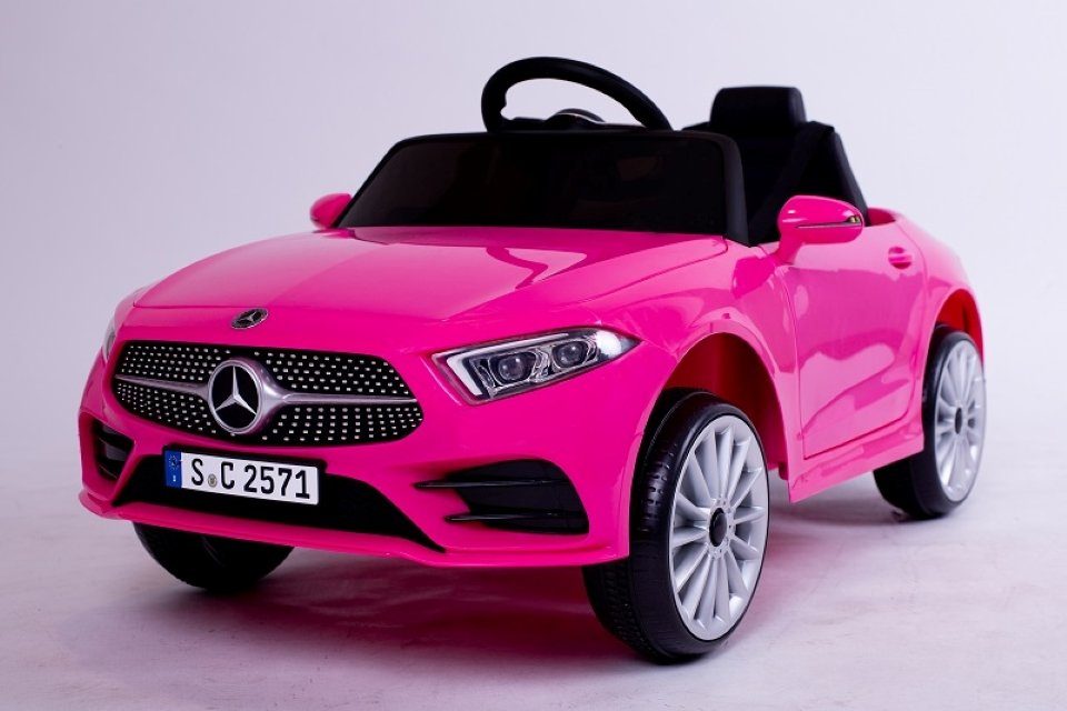BoGi Elektro-Kinderauto Mercedes-Benz CLS 350 Kinder-Elektroauto – 12V, 2x25W Motoren, Fahrspaß für Kinder mit Stil – Mercedes CLS 350 im modernen Design