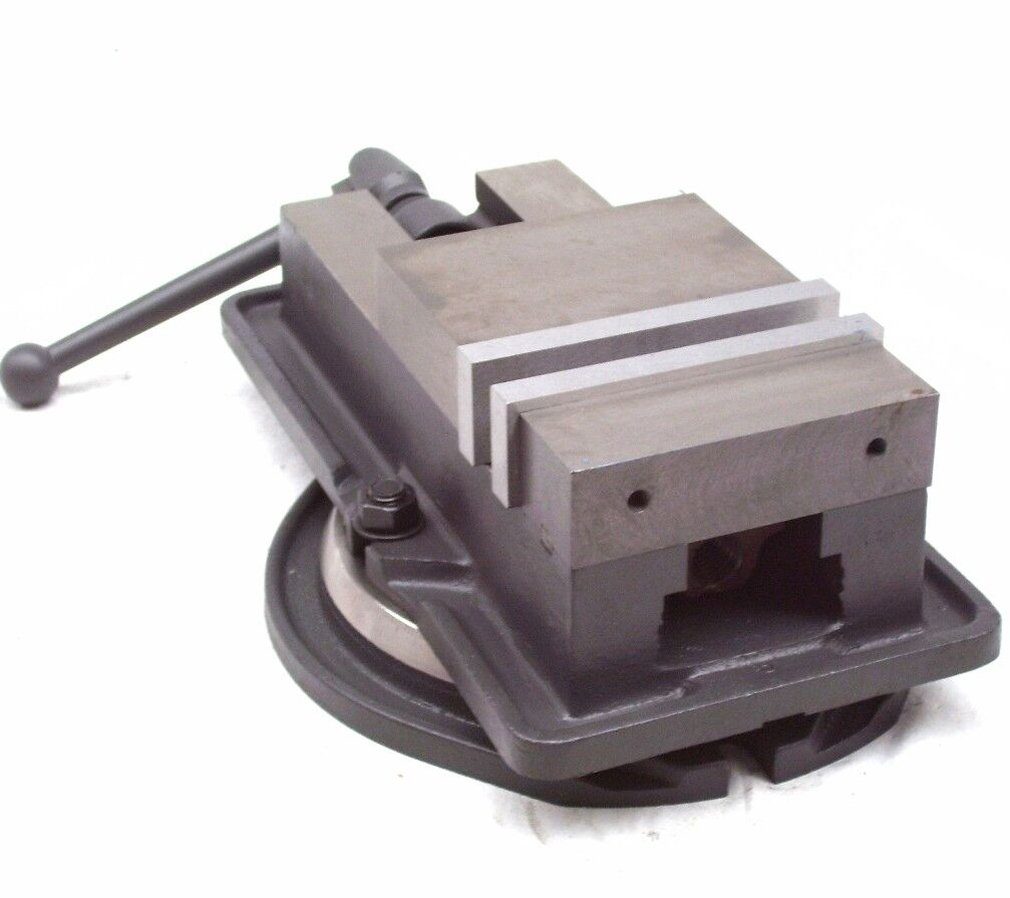 Apex Maschinenschraubstock Maschinenschraubstock drehbar QM 160mm 6" Niederzug Schraubstock 5, 1-St.