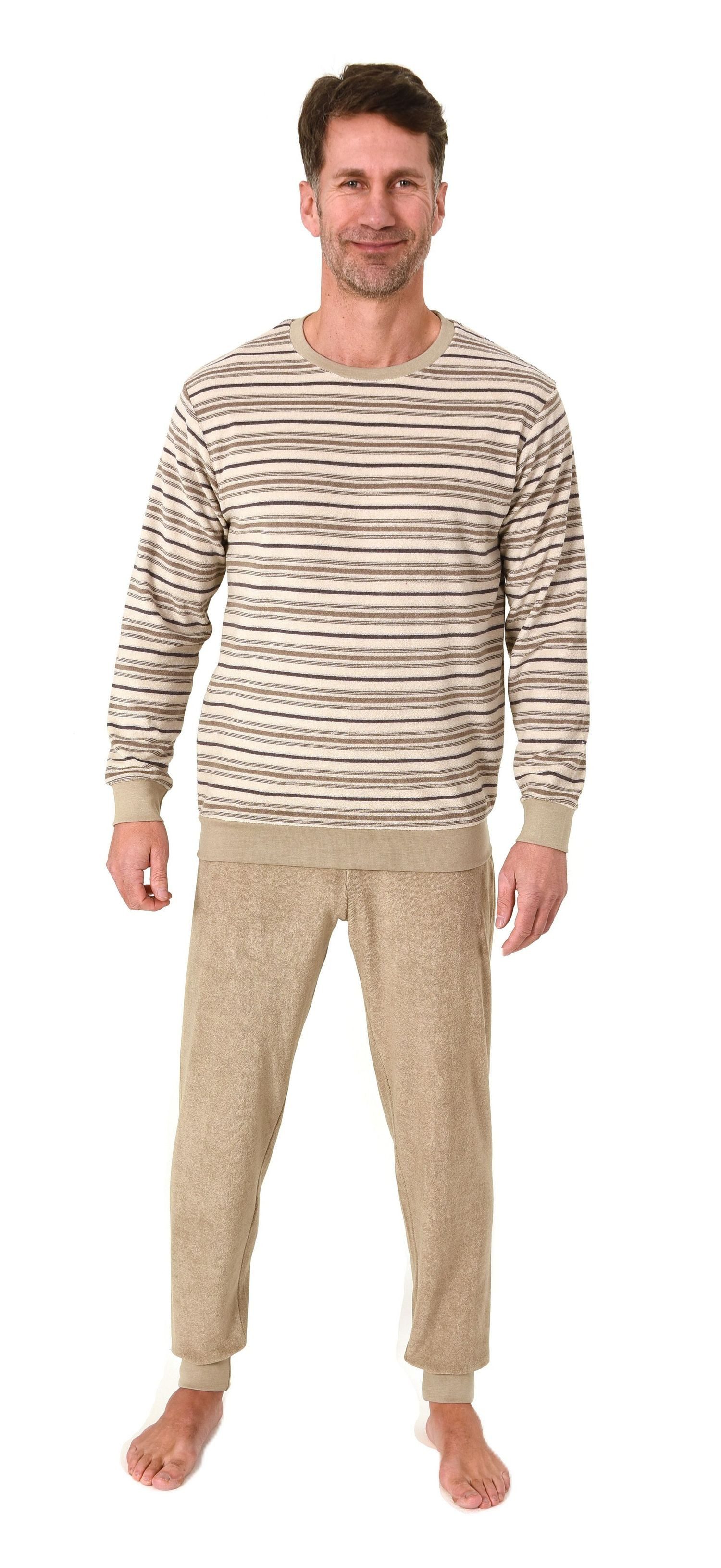 Normann Pyjama Normann Herren Frottee Schlafanzug günstig online kaufen