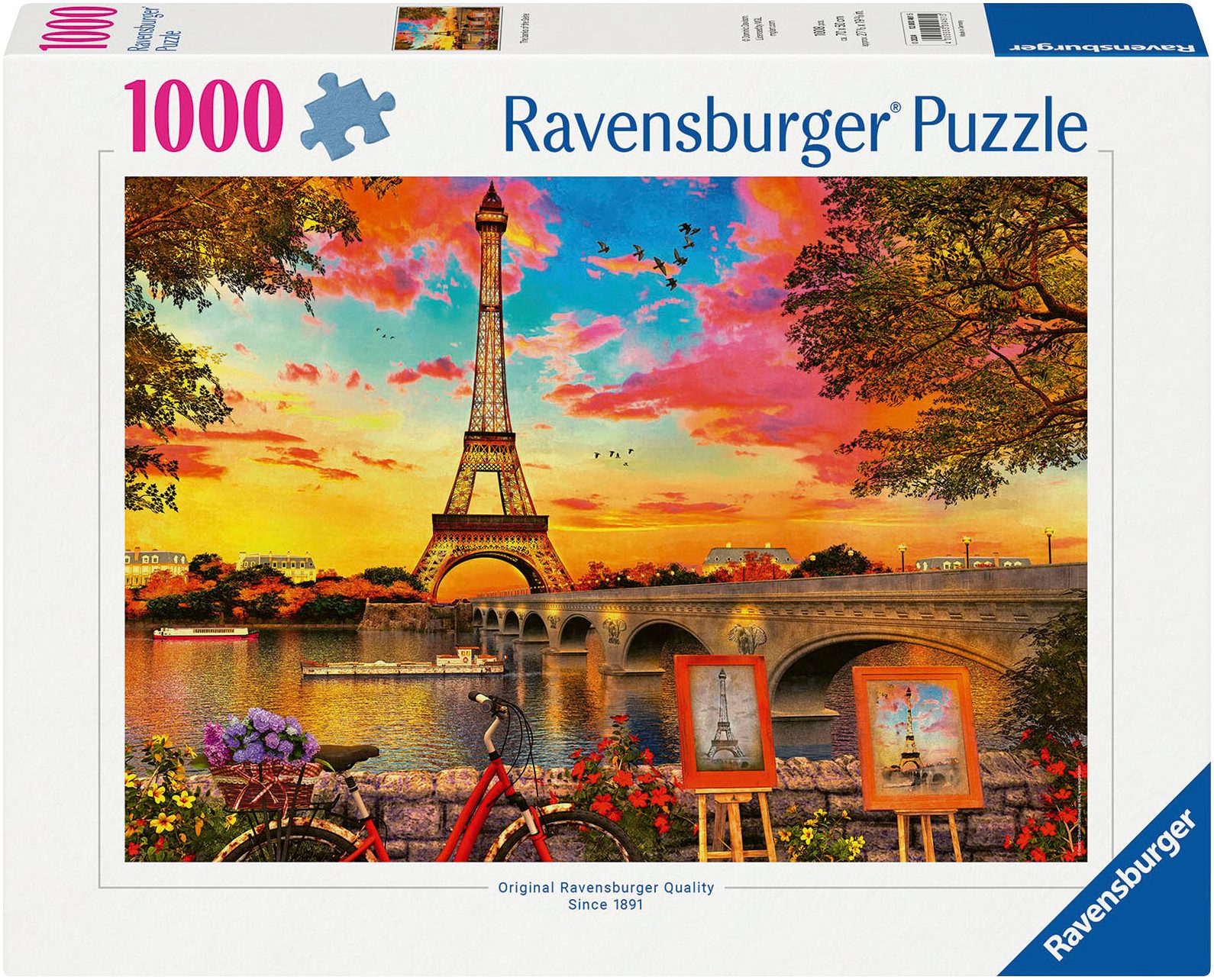 Ravensburger Puzzle Paris und die Seine, 1000 Puzzleteile, Made in Germany günstig online kaufen