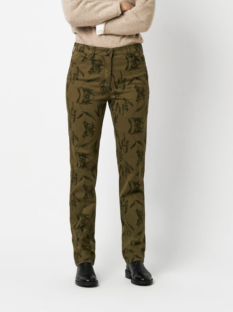 TONI Stretch-Hose Be Loved mit Naturdruck