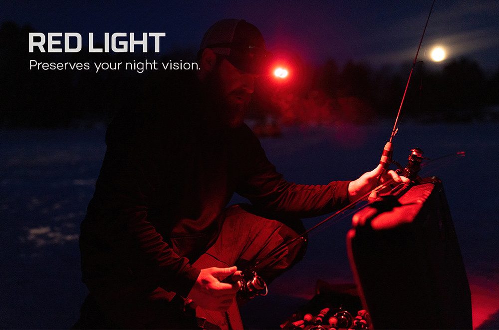 NEBO LED Stirnlampe Nebo MYCRO 500+ (Set, 3-St., Stirnlampe inkl. Ladekabel, Strinband)