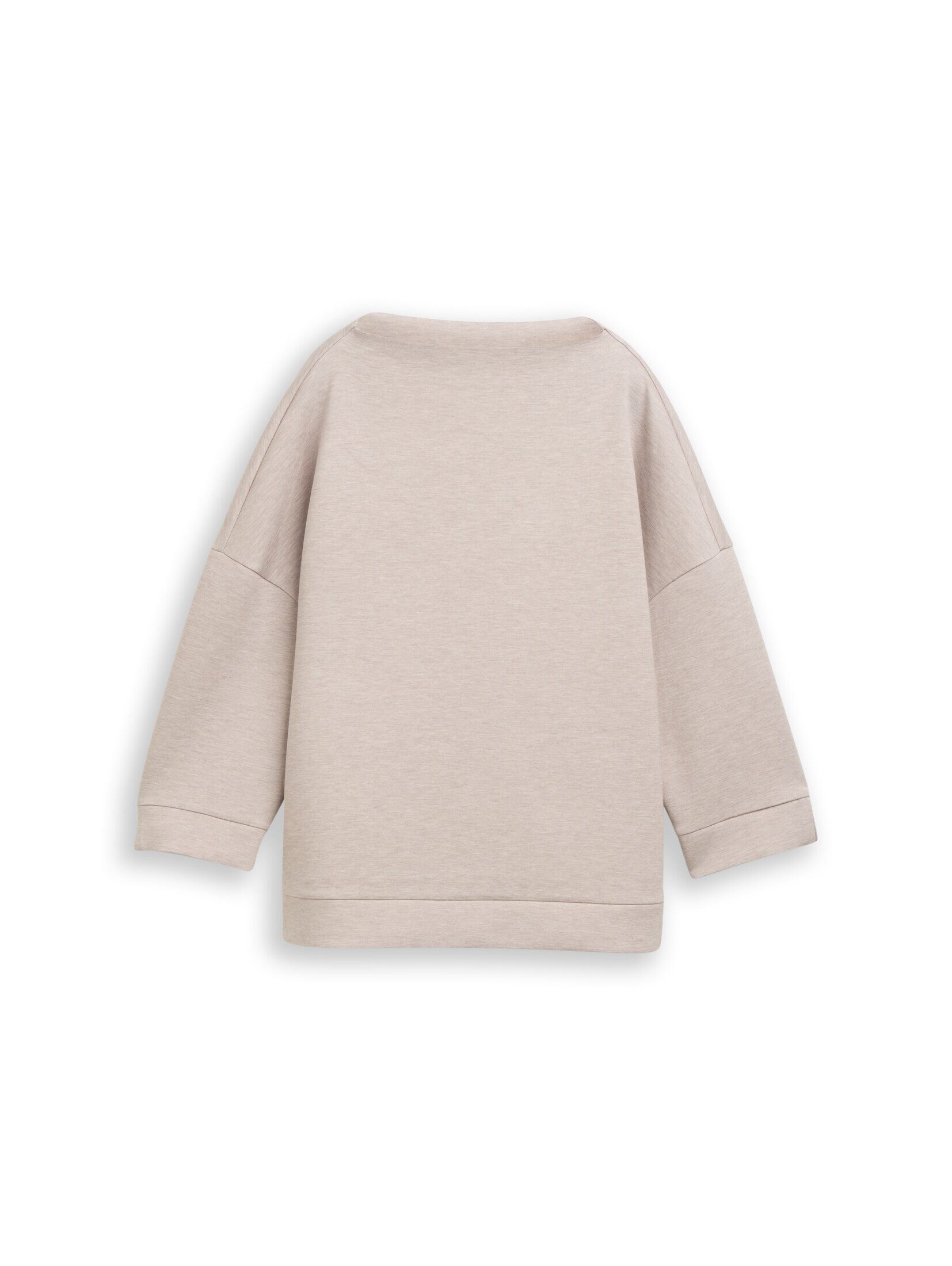 TOM TAILOR Sweatshirt Strick & Sweatshirts Boxy Fit Sweatshirt mit Stehkragen