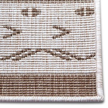 Teppich In- & Outdoor Wendeteppich Kuba Beige Creme, NORTHRUGS, rechteckig, Höhe: 5 mm