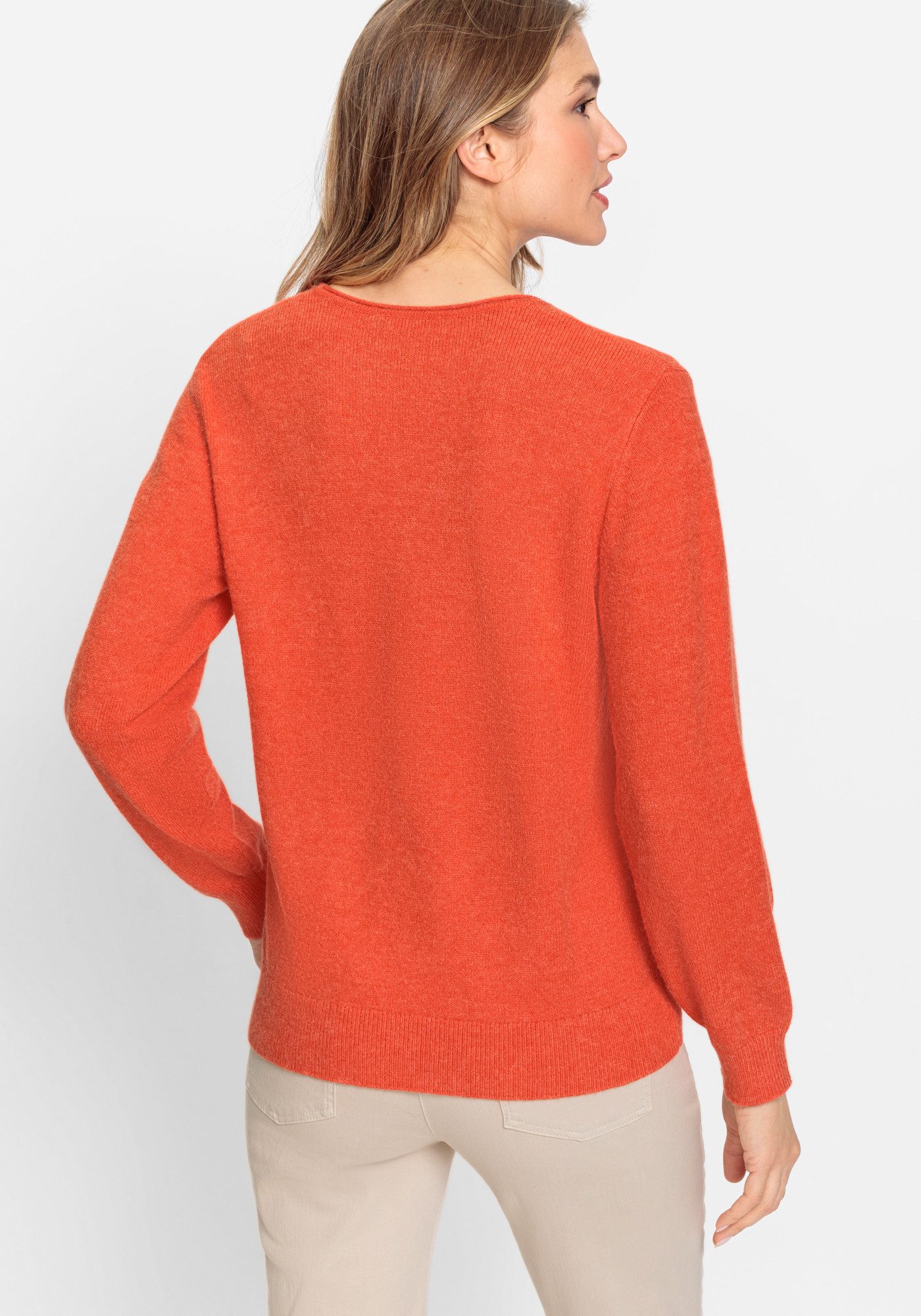 Olsen Rundhalspullover Pullover Long Sleeves