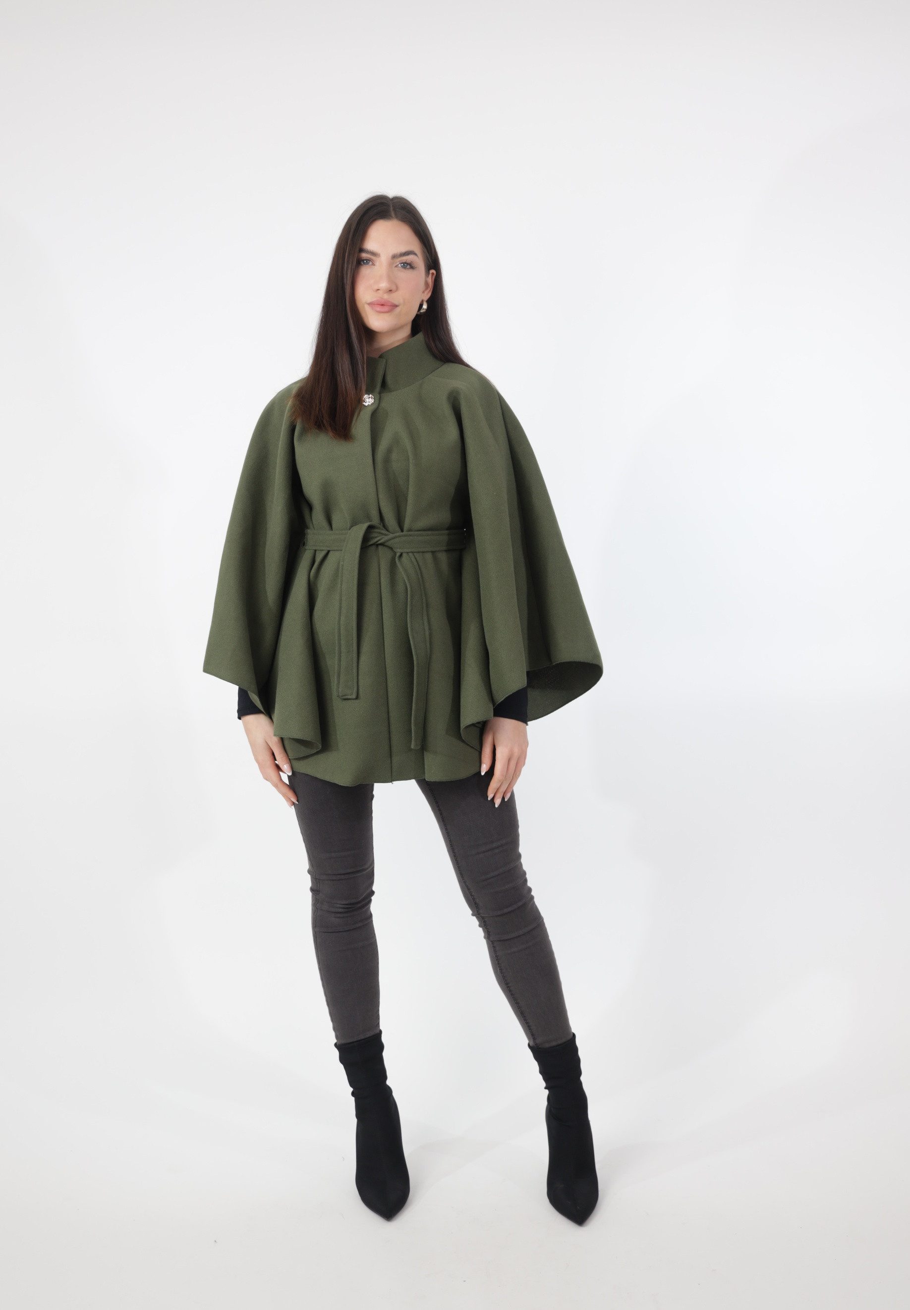 Elara Poncho Jacke