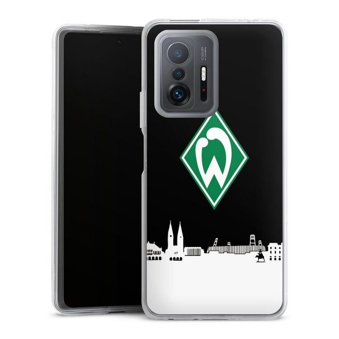 DeinDesign Handyhülle Offizielles Lizenzprodukt Skyline SV Werder Bremen WB Skyline Xiaomi 11T Pro 5G Hülle Bumper Case Handy Schutzhülle Smartphone Cover