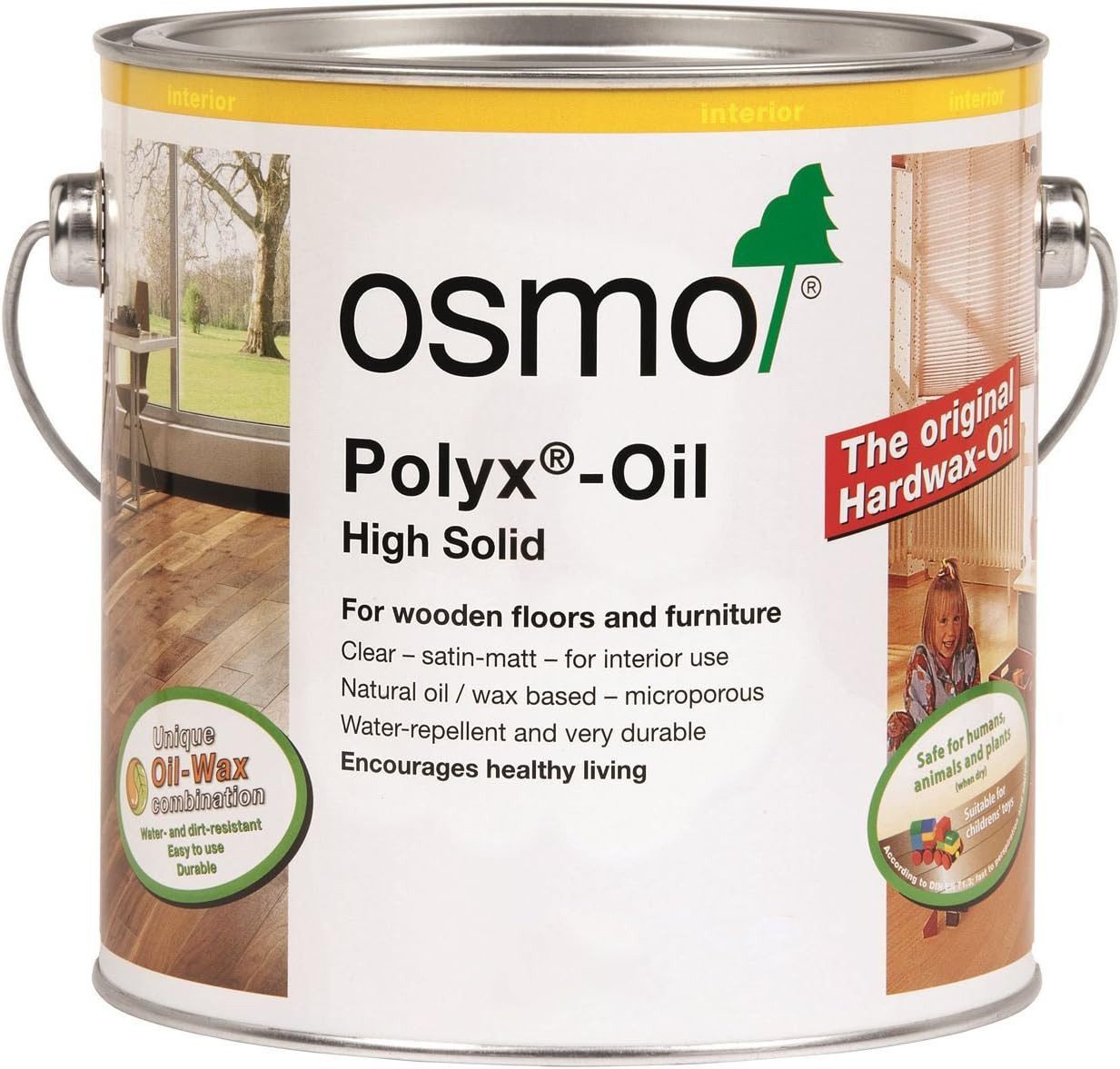 osmo Holzöl Osmo Hartwachs-Öl Original 3062 Farblos Matt 0,375 I - 10300043