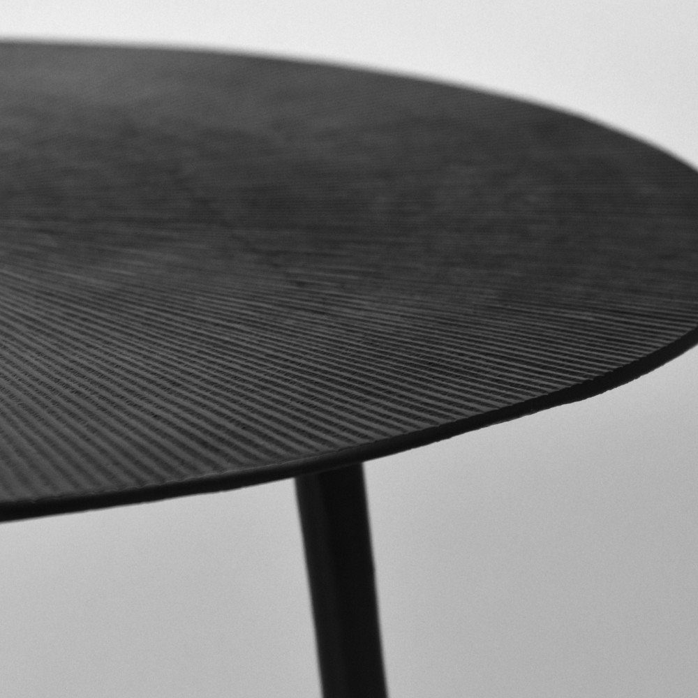 Beistelltisch in Lilou Möbel Couchtisch 3er-Set Metall 450x600mm, aus Schwarz RINGO-Living