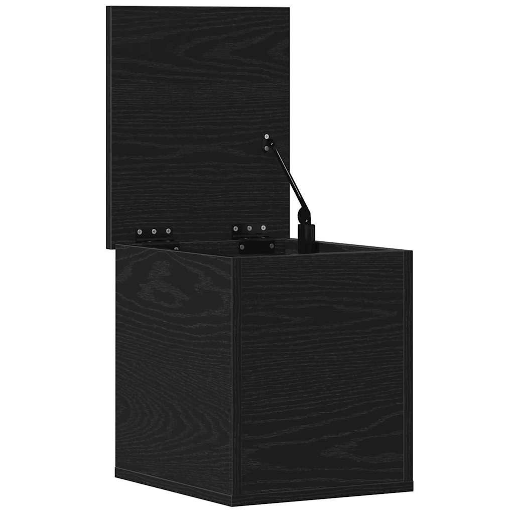 vidaXL Aufbewahrungsbox Aufbewahrungsbox Schwarz Eichen-Optik 30 x 35 x 35 cm (1 St) – Bild 5 von 5
