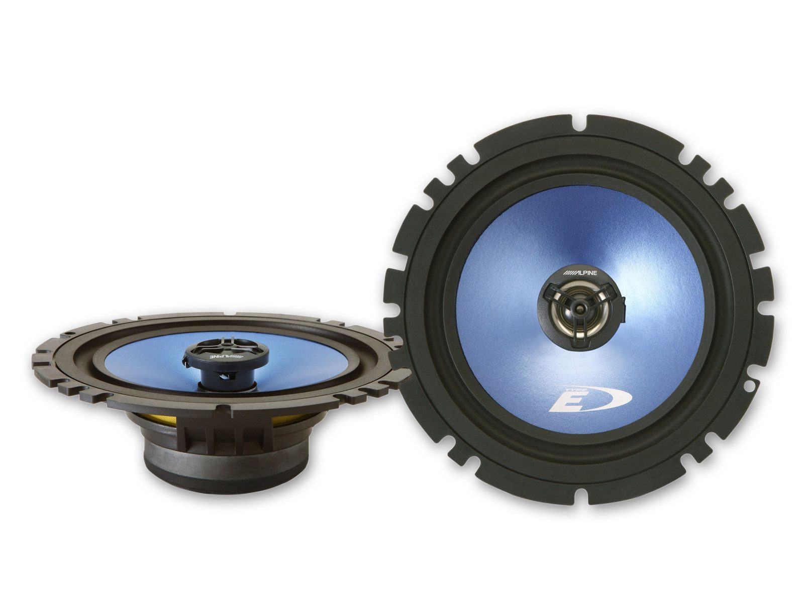 ALPINE SXE-17C2, 6-1/2" (16,5 cm DIN) Koaxial-2-Wege-Lautsprecher Auto-Lautsprecher (40 W)