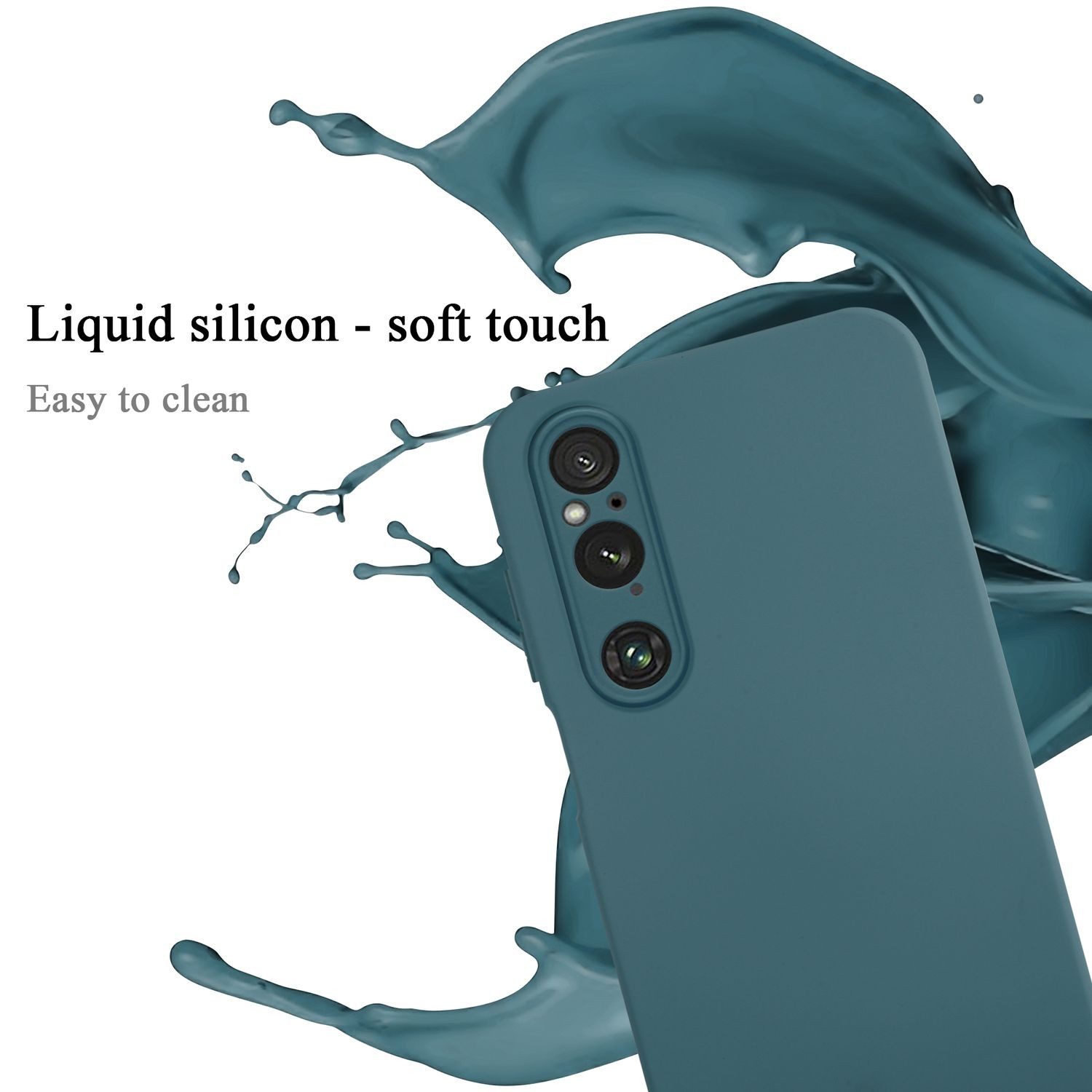 Cadorabo Handyhülle für Samsung Galaxy S10e Hülle Sony Xperia 1 V, Flexible Hülle TPU Silikon Schutzhülle Back Cover Case