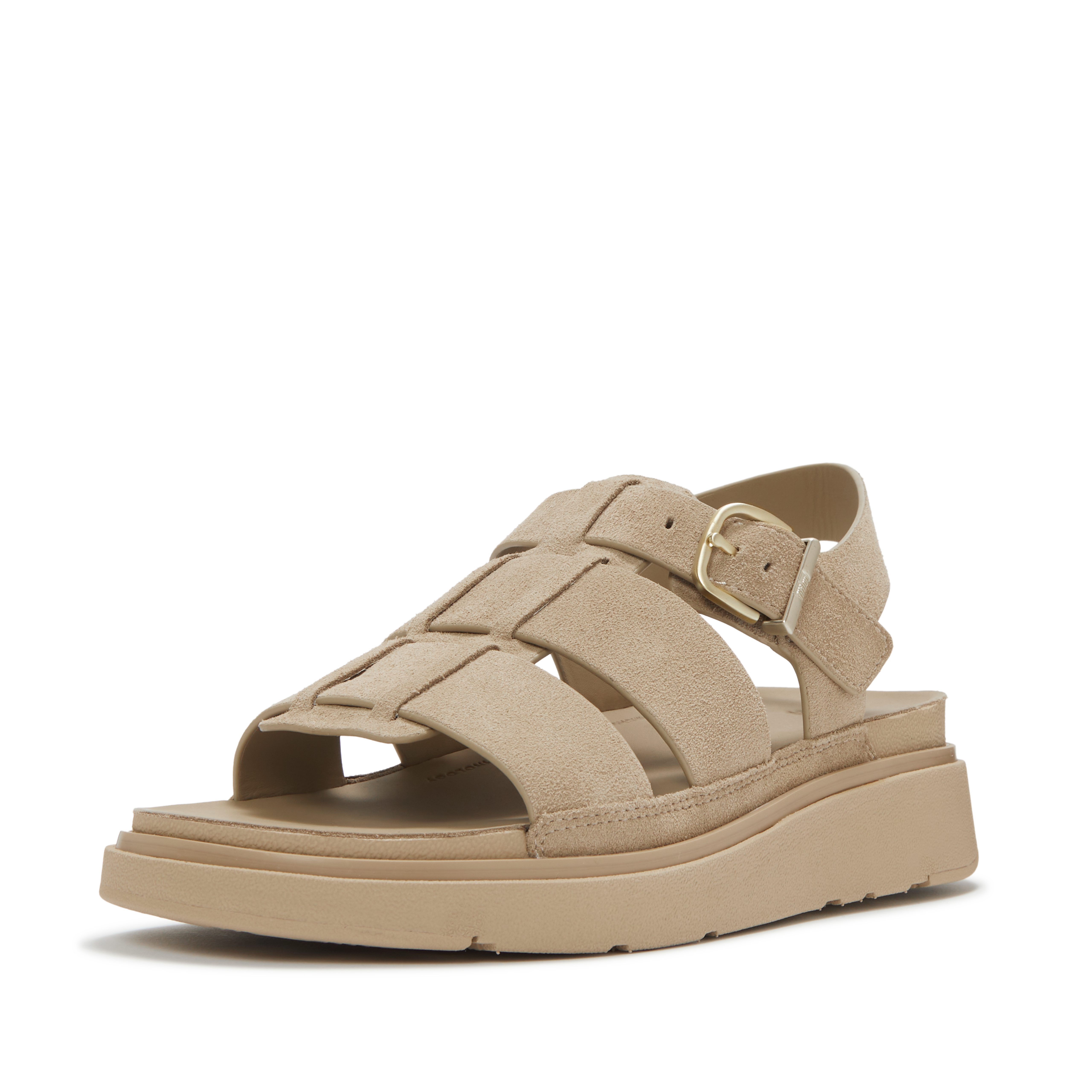 Fitflop GEN-FF SUEDE FISHERMAN SANDALS Riemchensandale Sommerschuh, Sandalette mit verstellbarem Riemchen