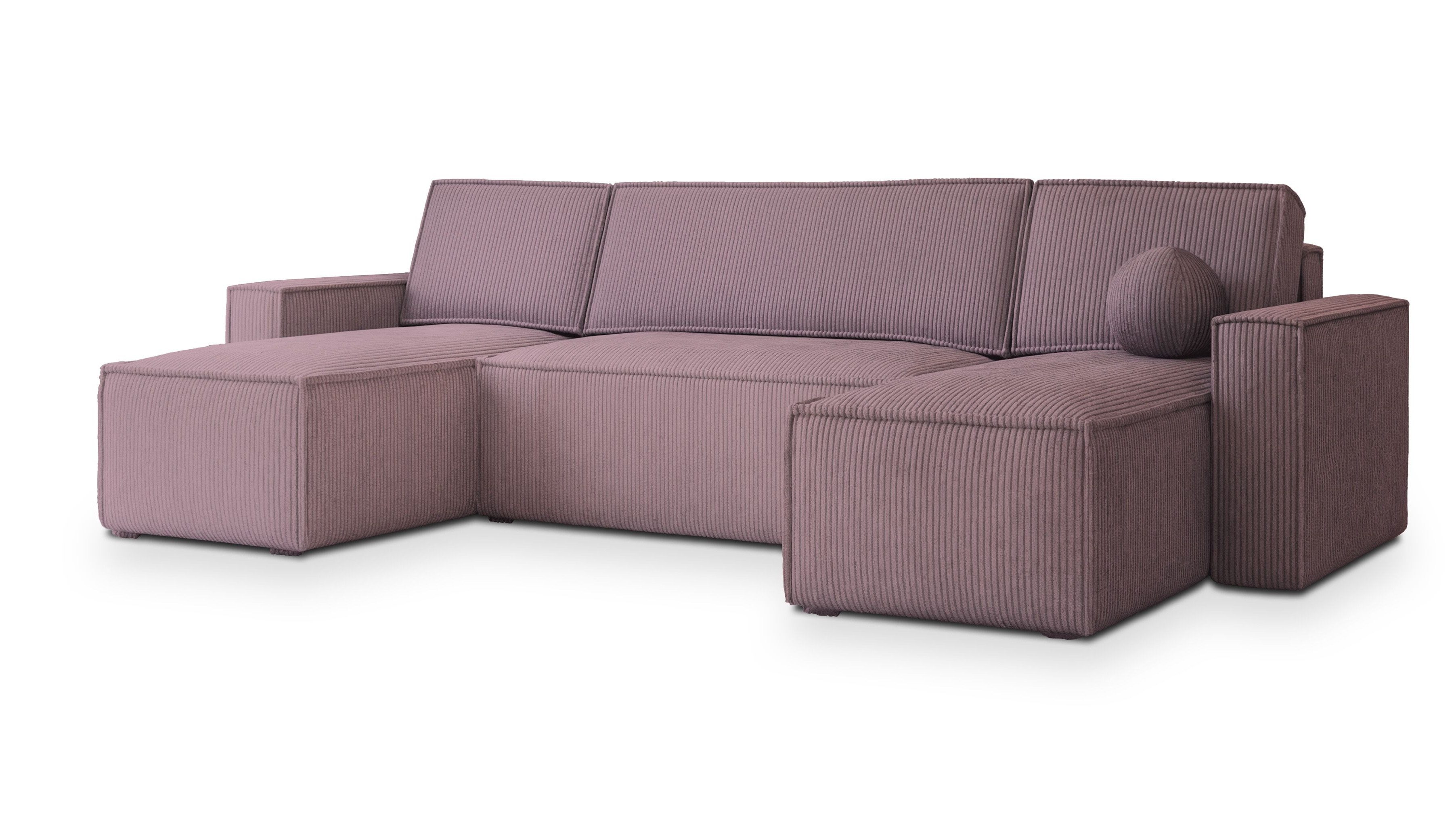 Masseno Ecksofa PESANO mit Schlaffunktion U-Form, günstig online kaufen