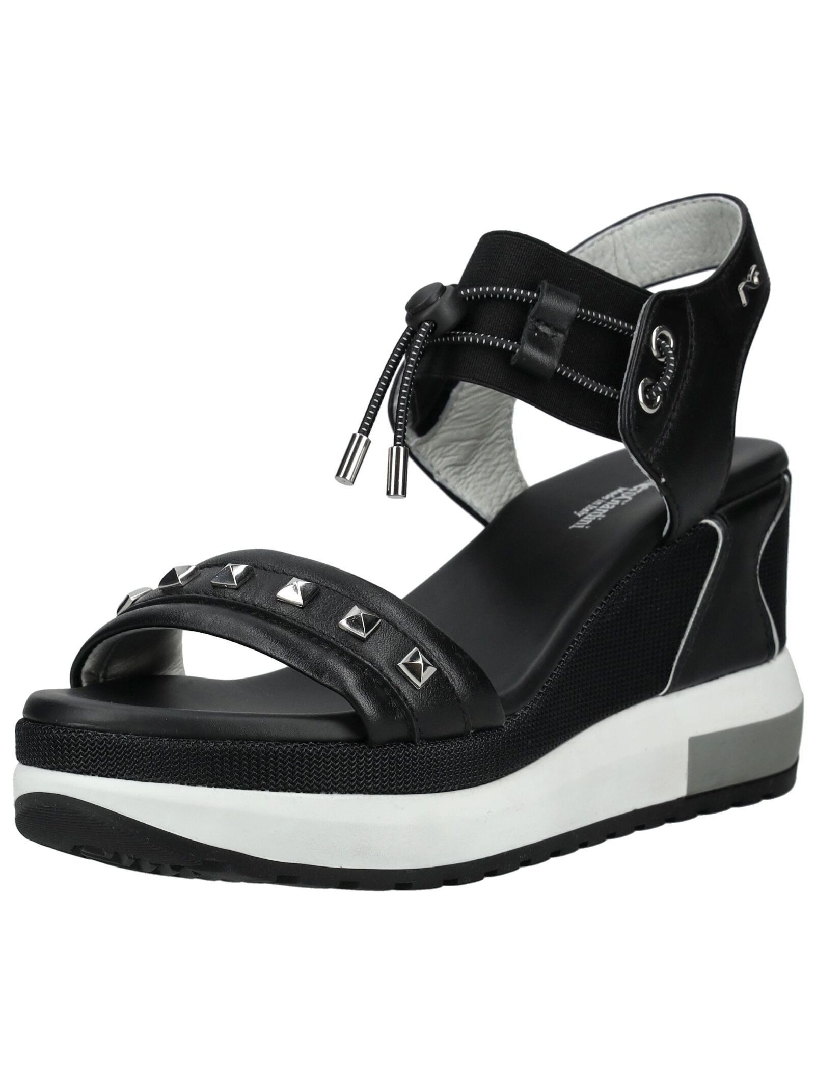 Nero Giardini Sandalen Leder/Textil Keilsandalette