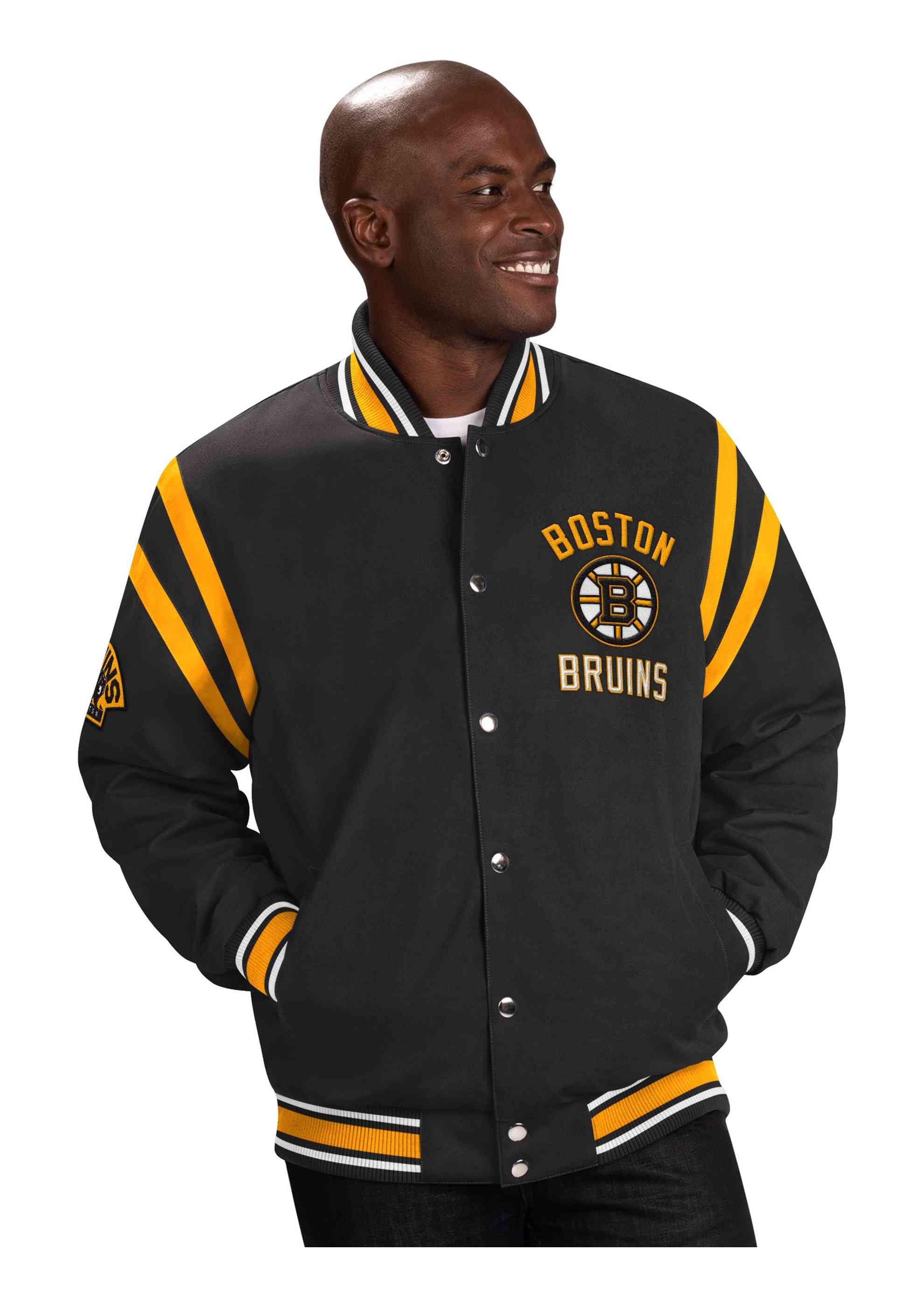 G-III Collegejacke NHL Boston Bruins Tailback Varsity
