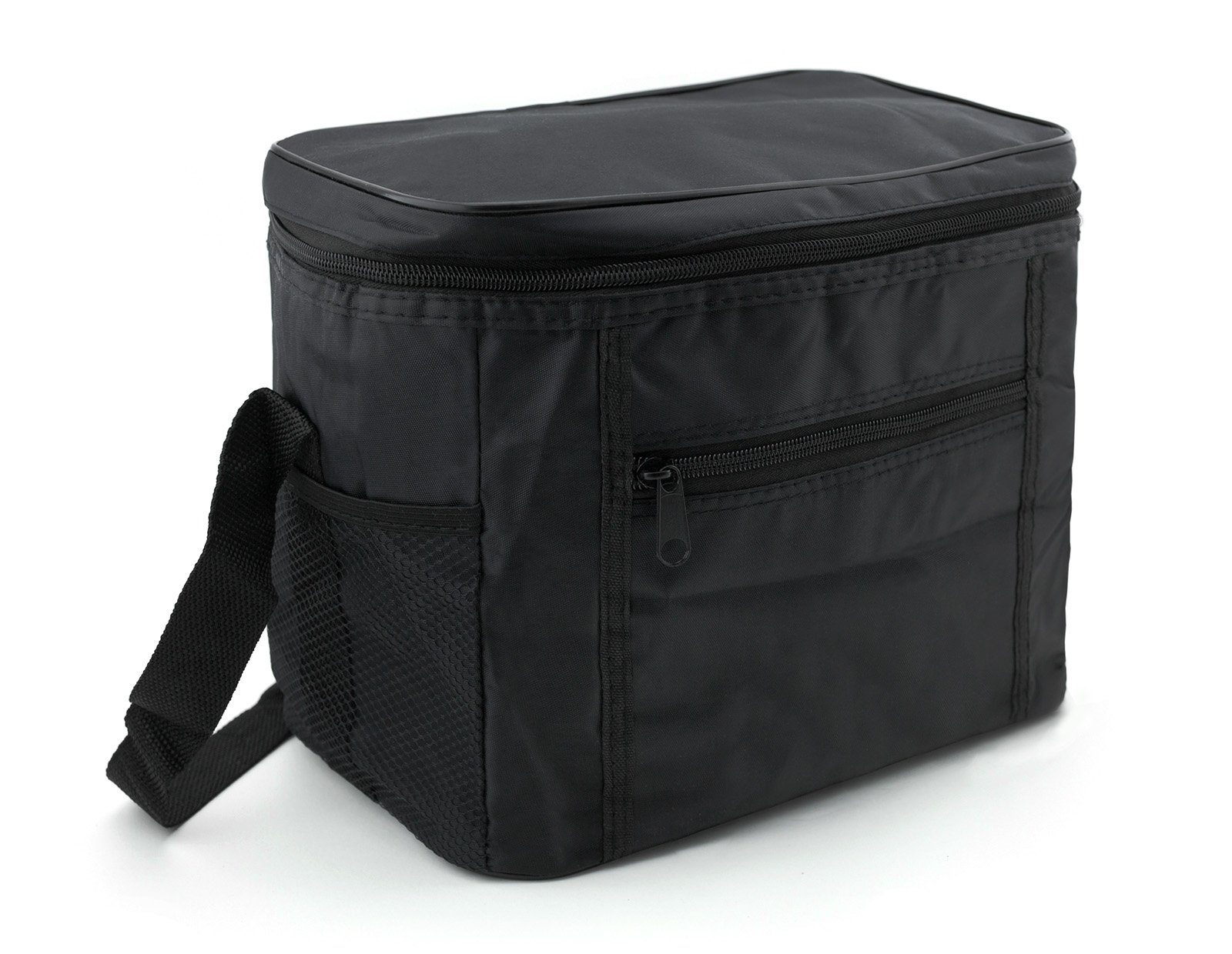 Picknickkorb Mini Kühltasche in schwarz Kühlbox Lunch Tasche Picknick-Tasche
