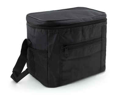 PRECORN Picknickkorb Mini Kühltasche in schwarz Kühlbox Lunch Tasche Picknick-Tasche