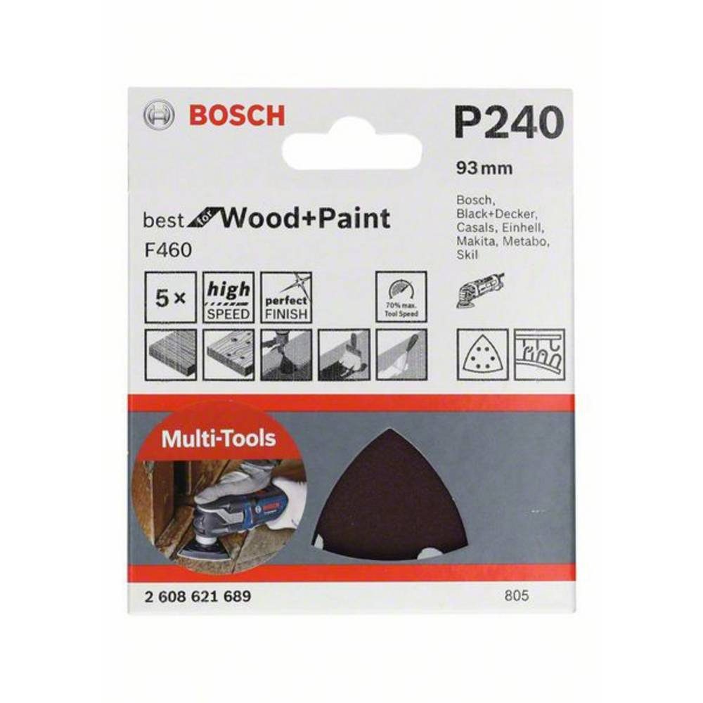 Schleifpapier Best Schleifblatt and Wood BOSCH Paint, 93 mm F460 for