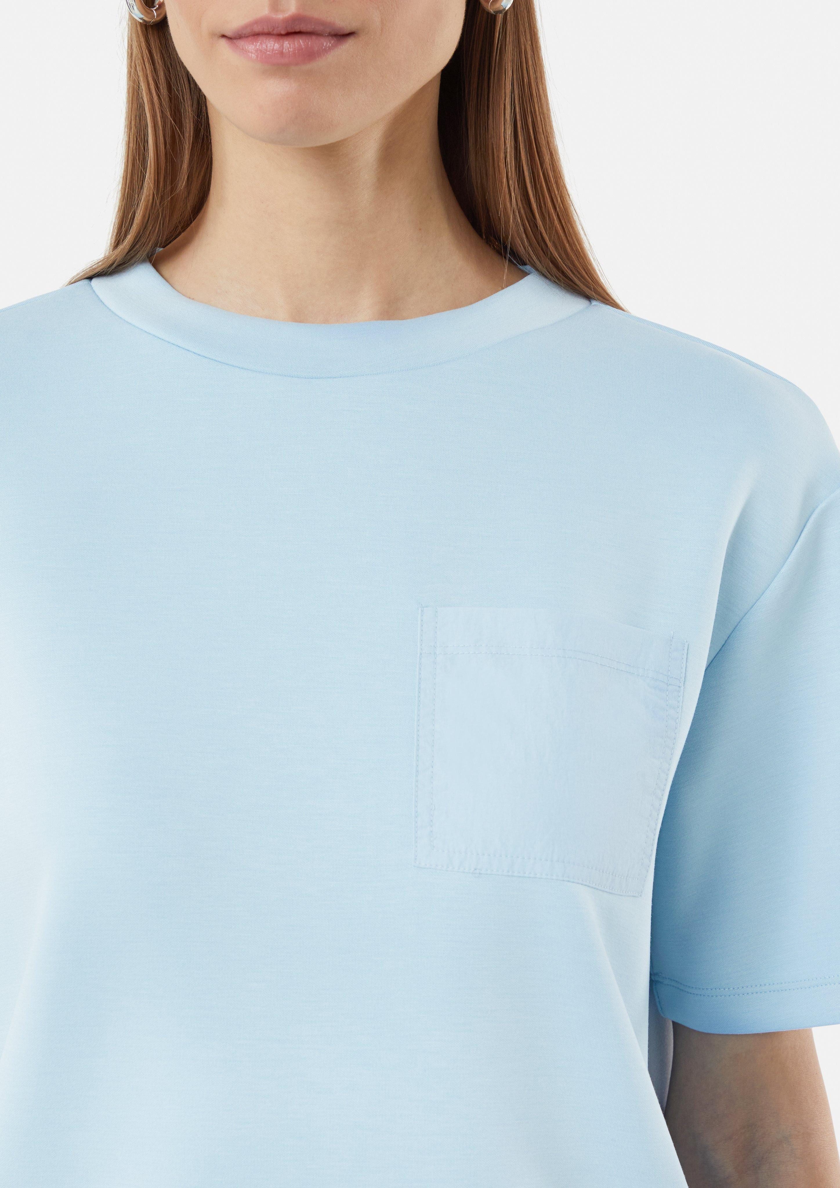 comma casual identity Kurzarmshirt Weiches Kurzarm-Sweatshirt günstig online kaufen