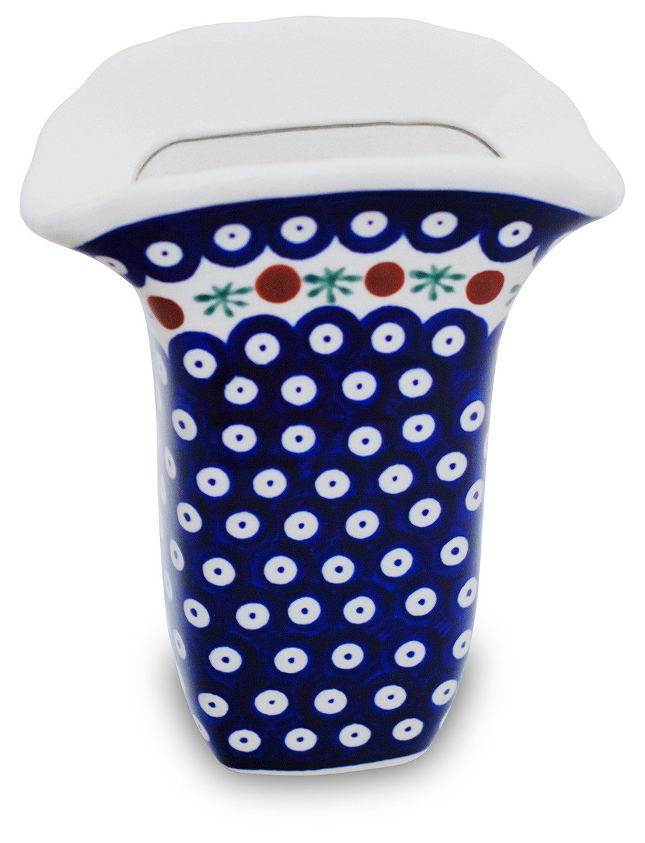 Bunzlauer Keramik Tischvase Bunzlauer Keramik 500ml Vase "Lotta" 18cm – Blumenvase, Dekor 41