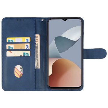 Wigento Smartphone-Hülle Für ZTE Blade A73 4G / V50s Book Wallet Tasche mit Schlaufe Etui Hülle