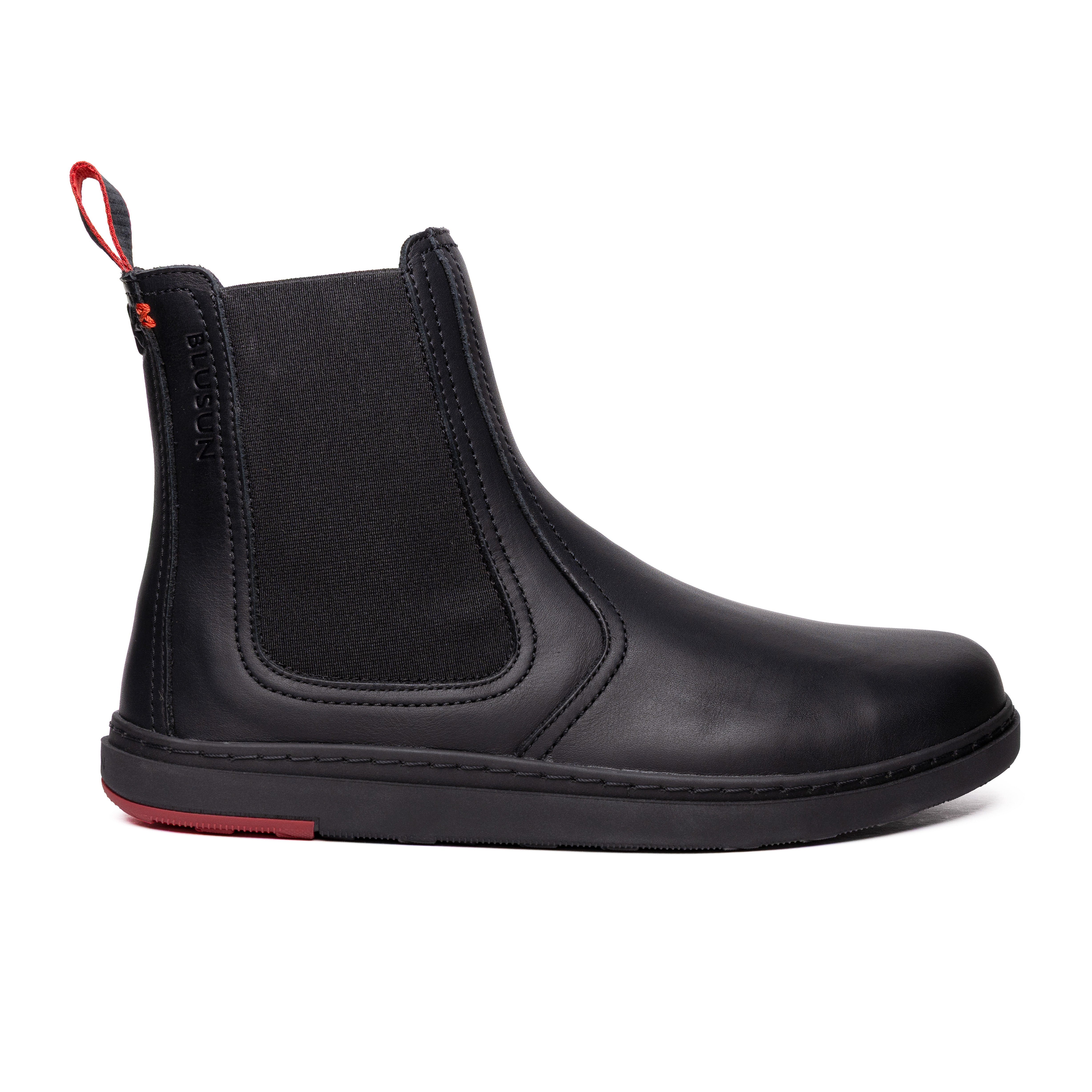 BLUSUN BLSN-065M black Barfußschuh (1 Paar, flexible Barfußsohle) Leder