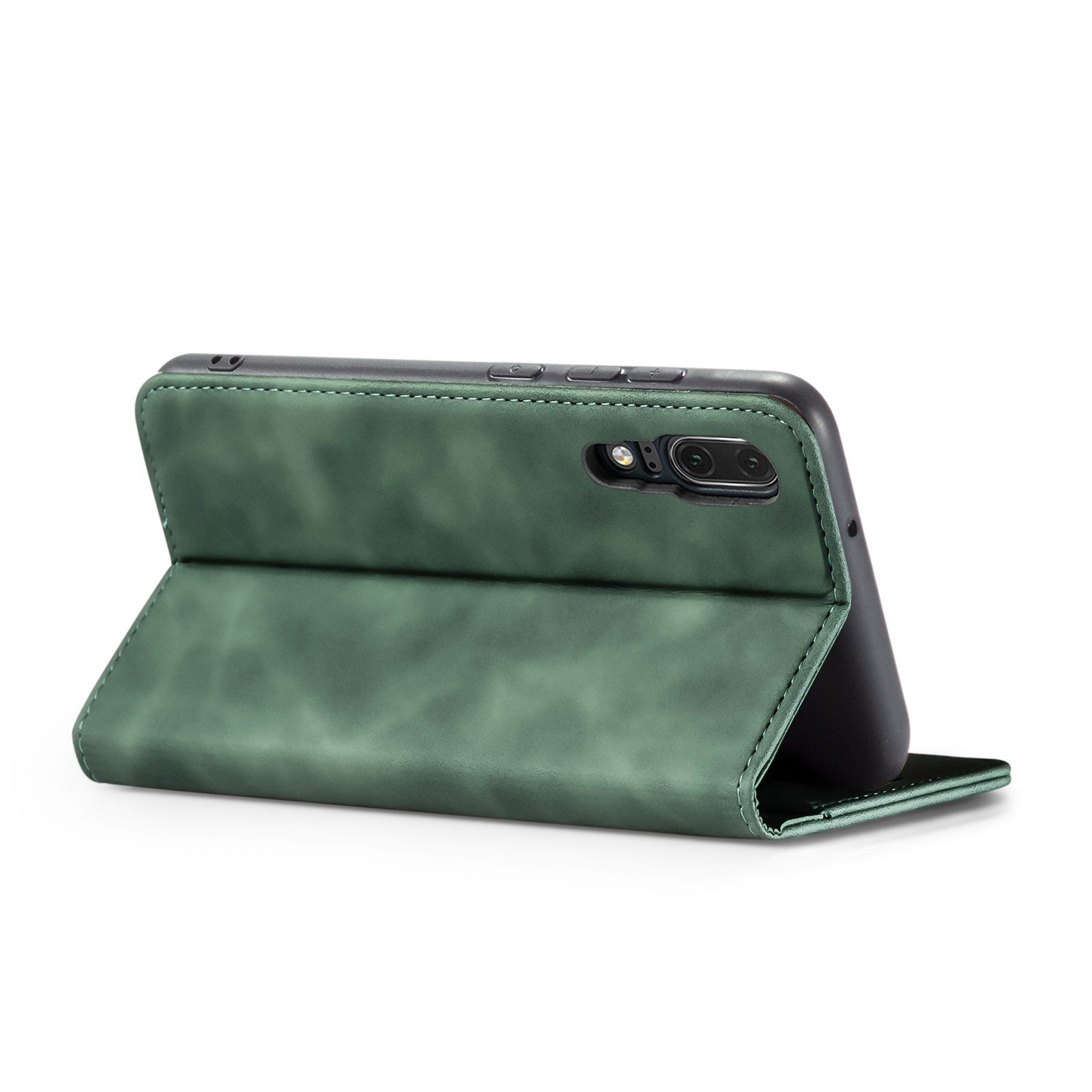 Tec-Expert Handyhülle Tasche Hülle für Huawei P20 5.8 Zoll, 5.8, Cover Klapphülle Case mit Kartenfach Fliphülle aufstellbar