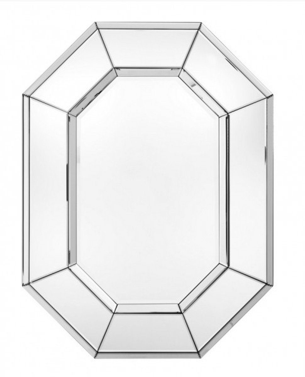 106 Spiegelrahmen Padrino Casa Eckig cm Art Deco 8 Wand - 80 Luxus mit x Spiegel Wandspiegel Wandspiegel