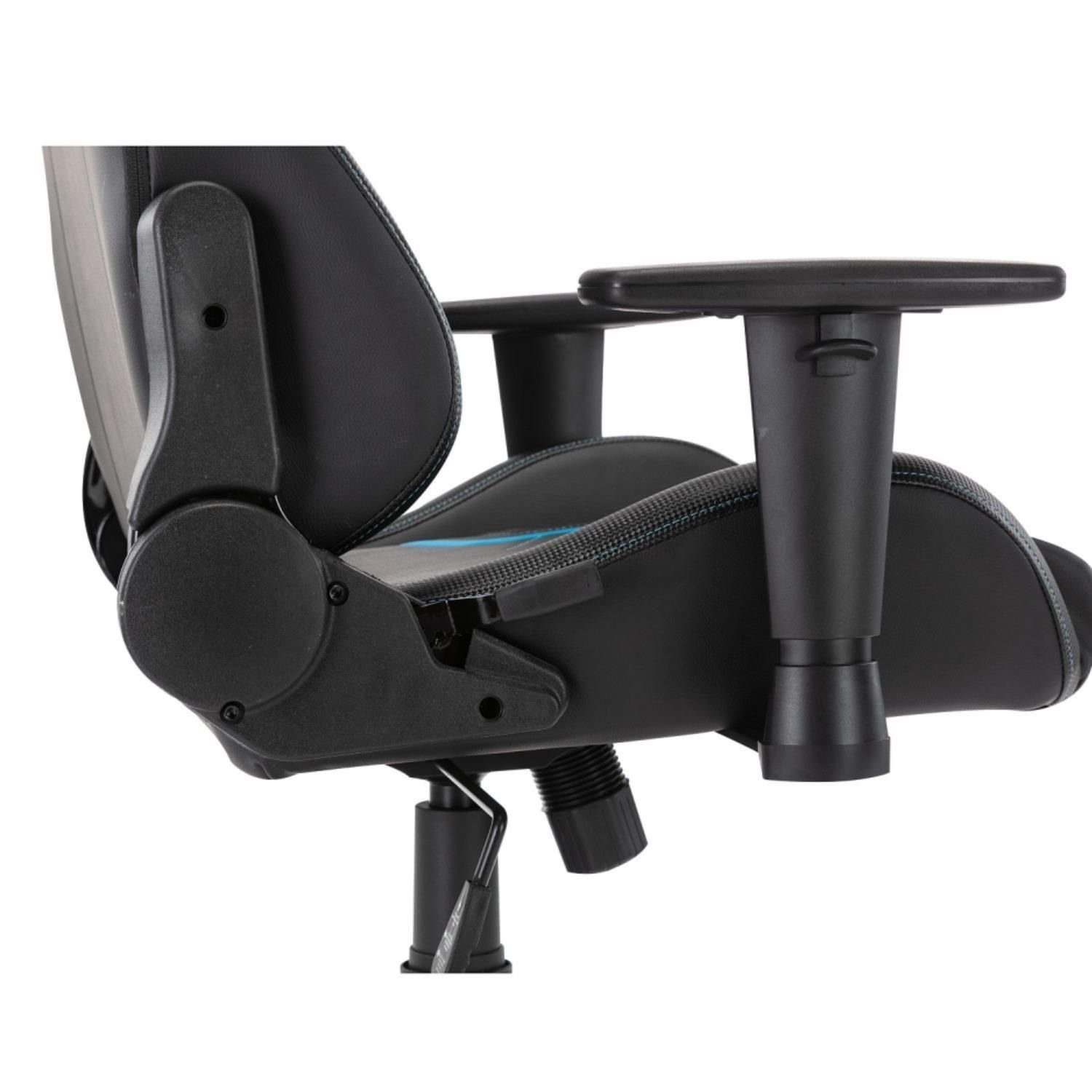 bis Bürostuhl 120 höhenverstellbar, belastbar 120 kg, Gamingstuhl L33T bis ENERGY neigbar, Gaming-Stuhl schwarz/blau kg