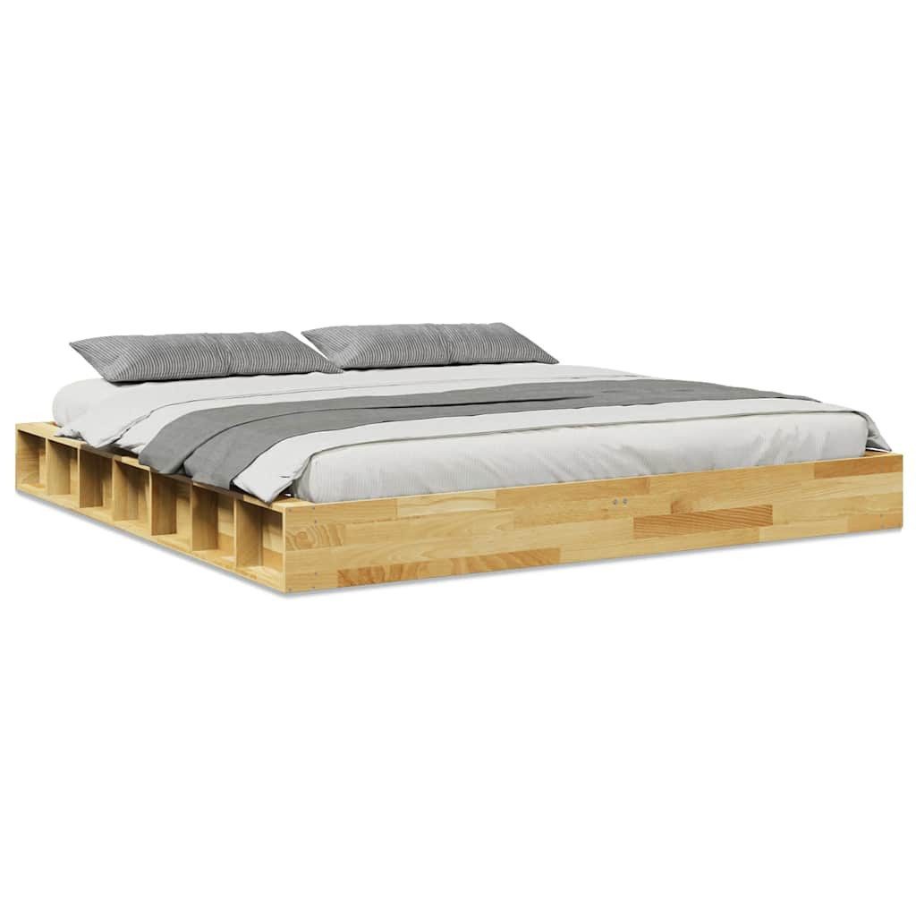 vidaXL Bett Massivholzbett ohne Matratze 200x200 günstig online kaufen
