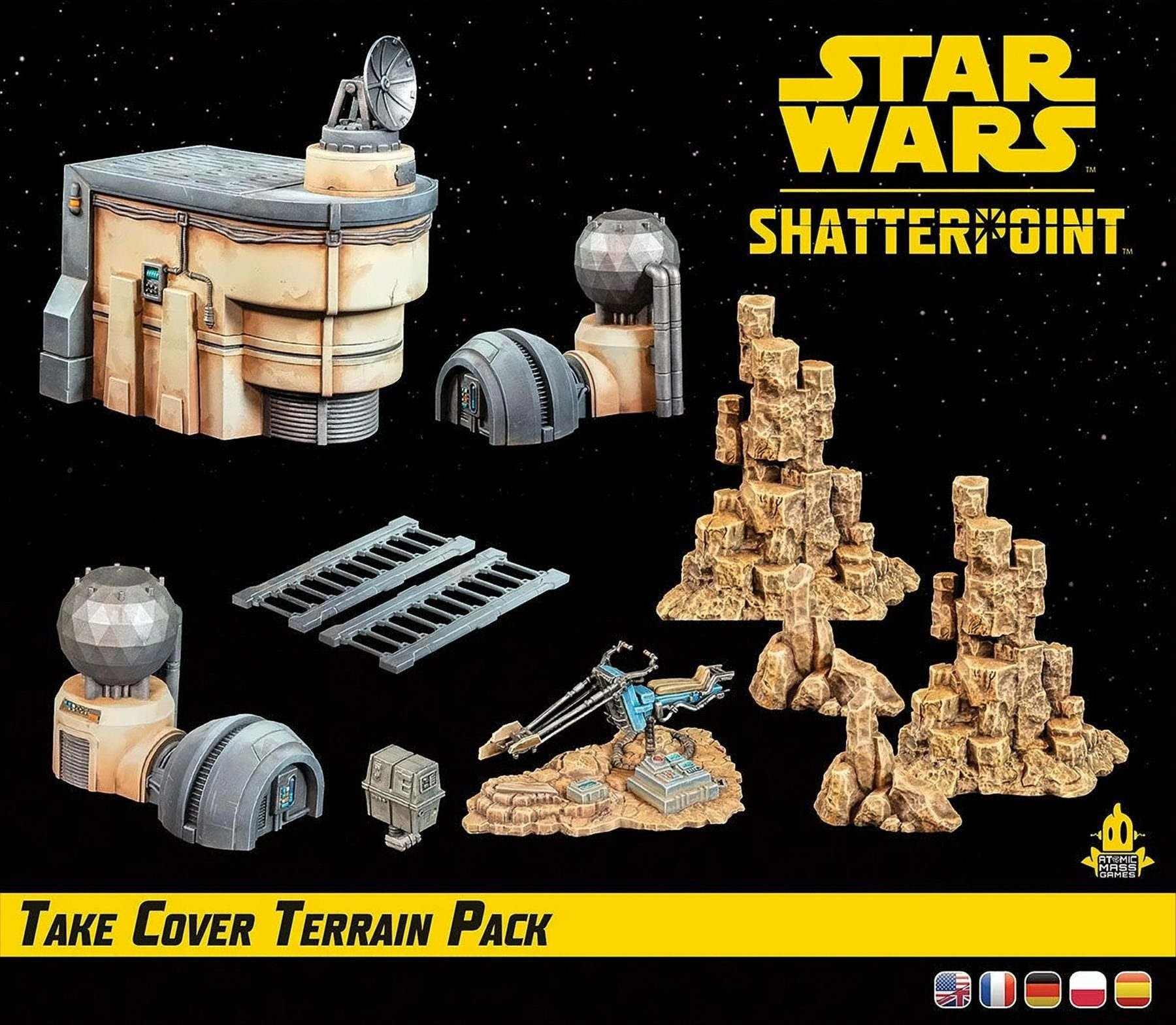 Asmodee Spiel Atomic Mass Games - Star Wars Shatterpoint - Take Cover Terrain Pack
