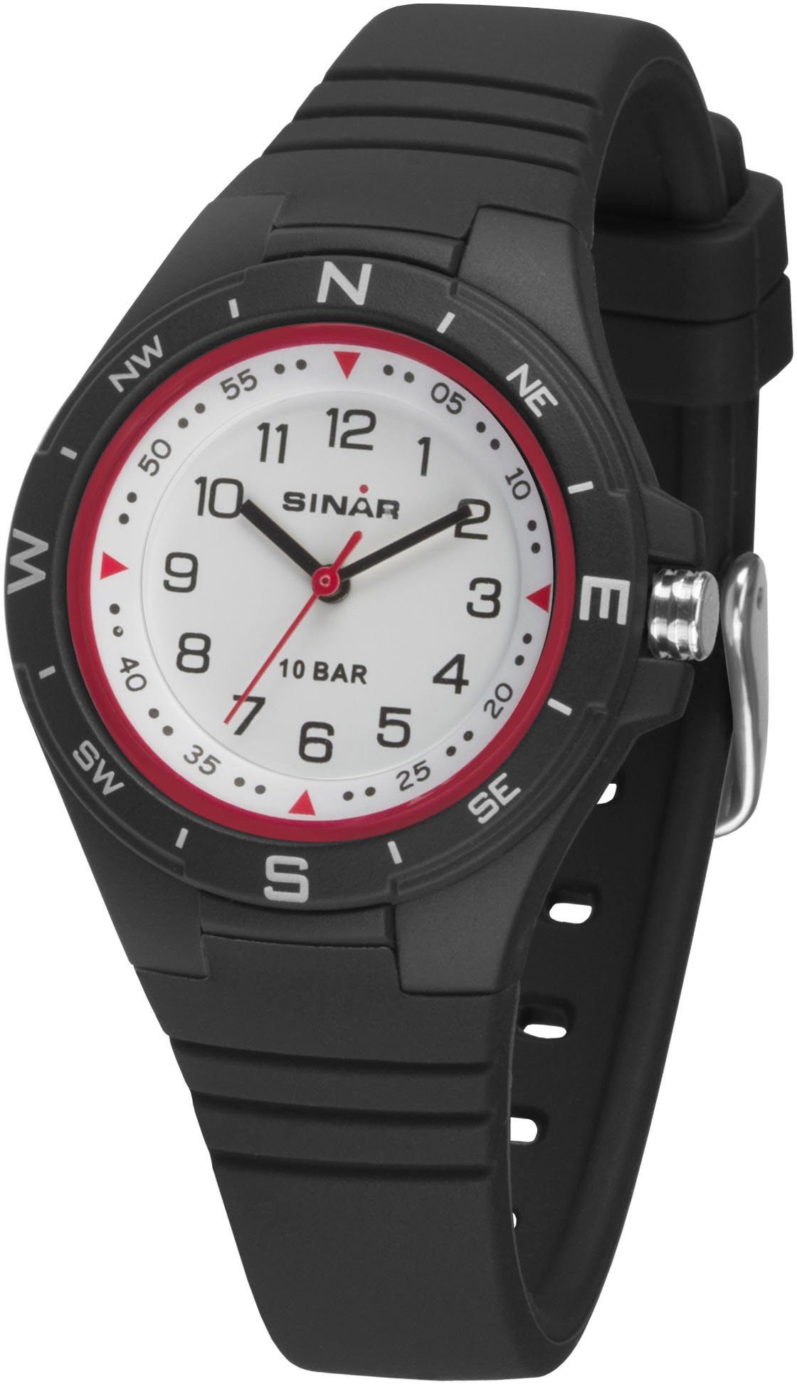 SINAR Quarzuhr XB-23-1, Armbanduhr, Kinderuhr, ideal auch als Geschenk