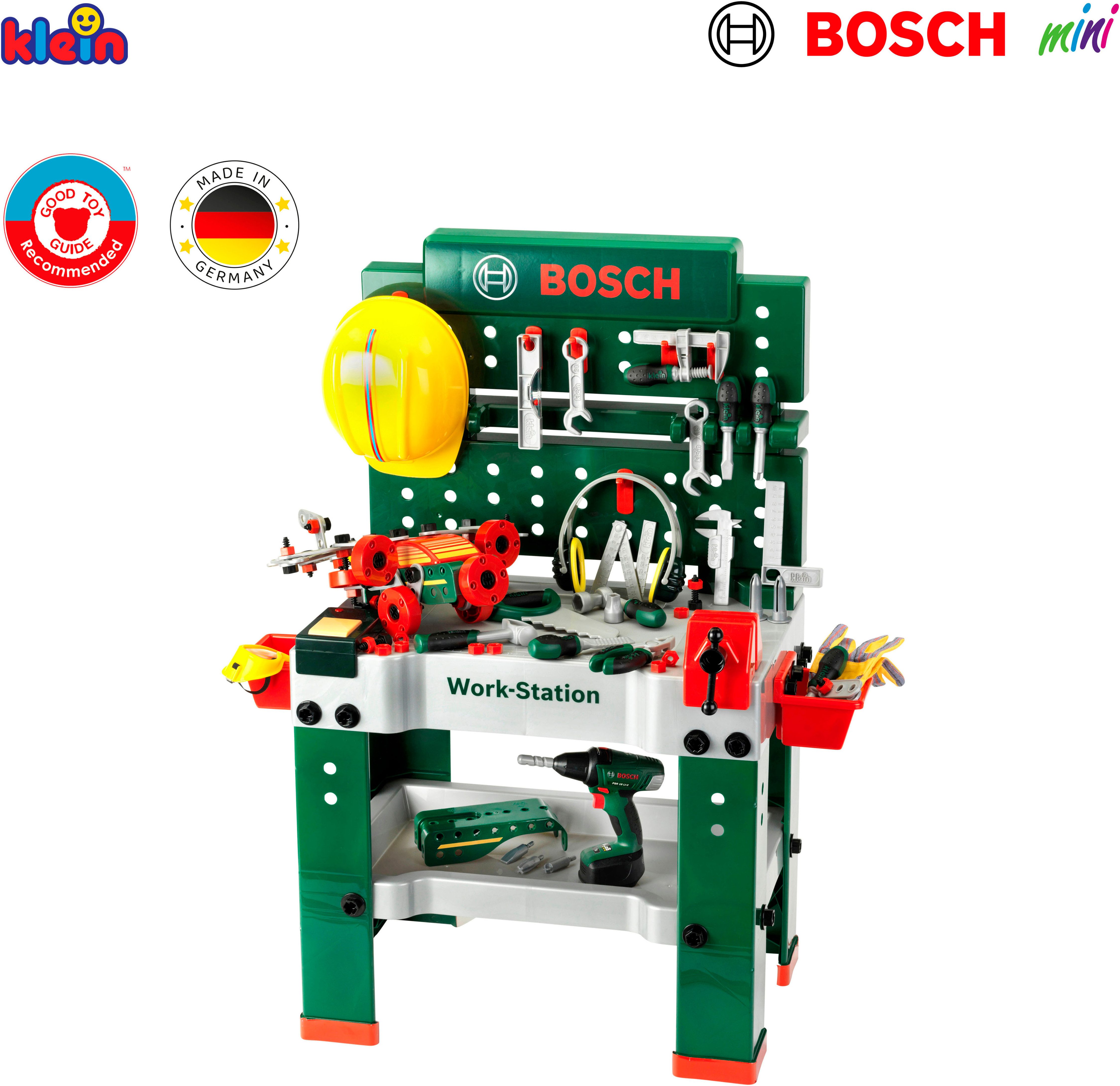 Klein Spielwerkbank BOSCH Werkbank No.1 2016, mit Sound, Made in Germany günstig online kaufen