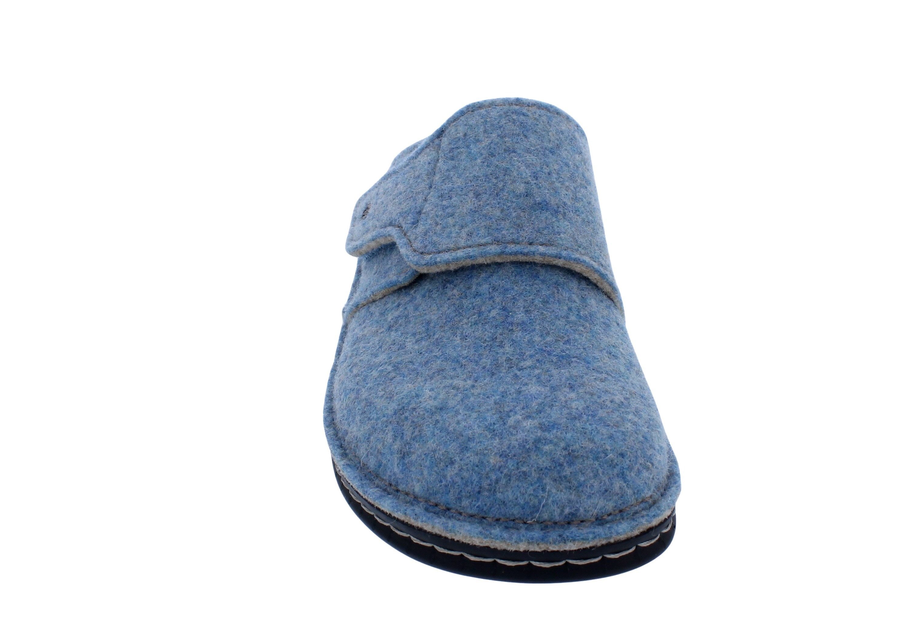 Finn Comfort Finn Comfort Goms 6569-482375, Doublefilz, Mare - Blau, Klettverschlus Pantoffel