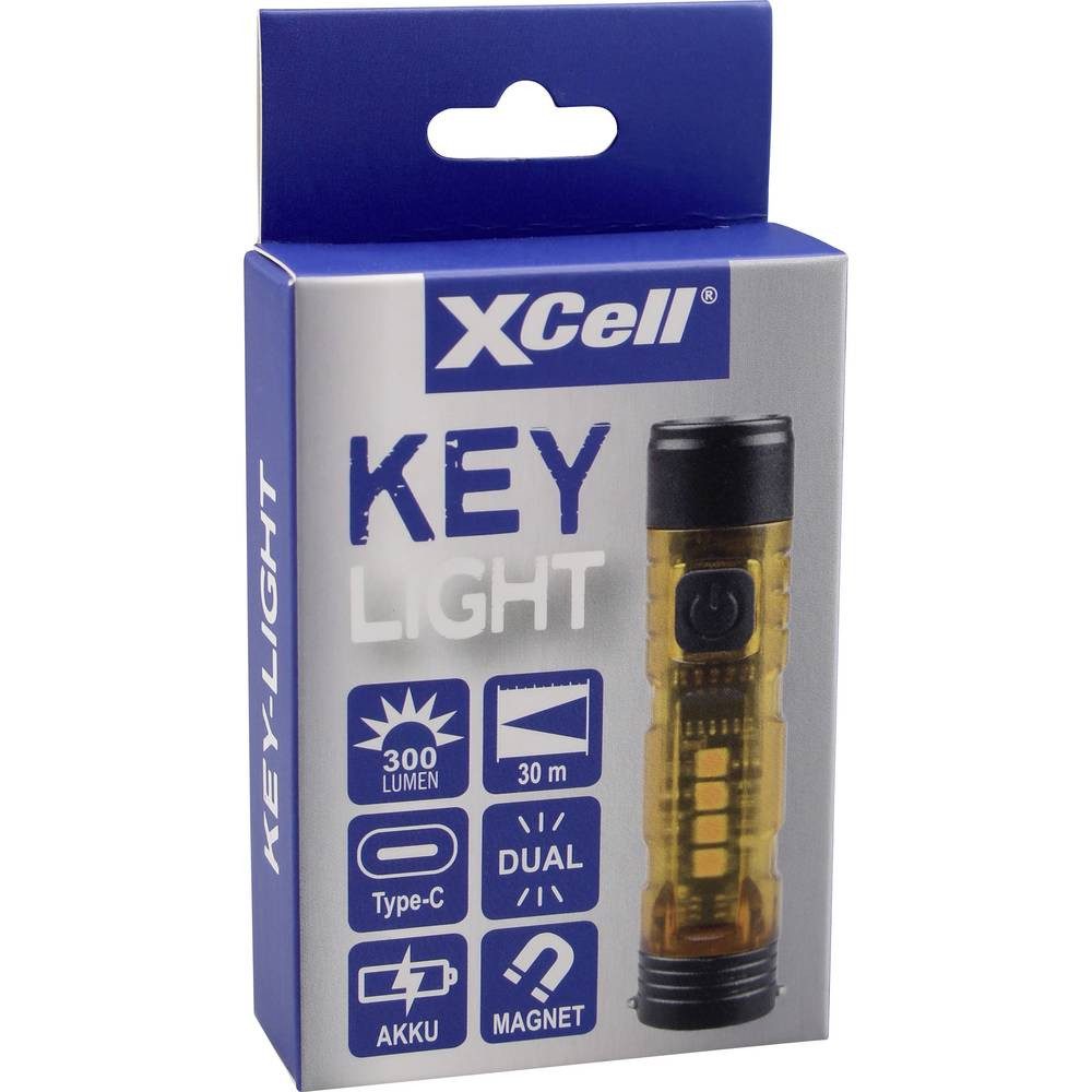 XCell Taschenlampe 151603 LED Mini-Taschenlampe akkubetrieben 300 lm 8 h