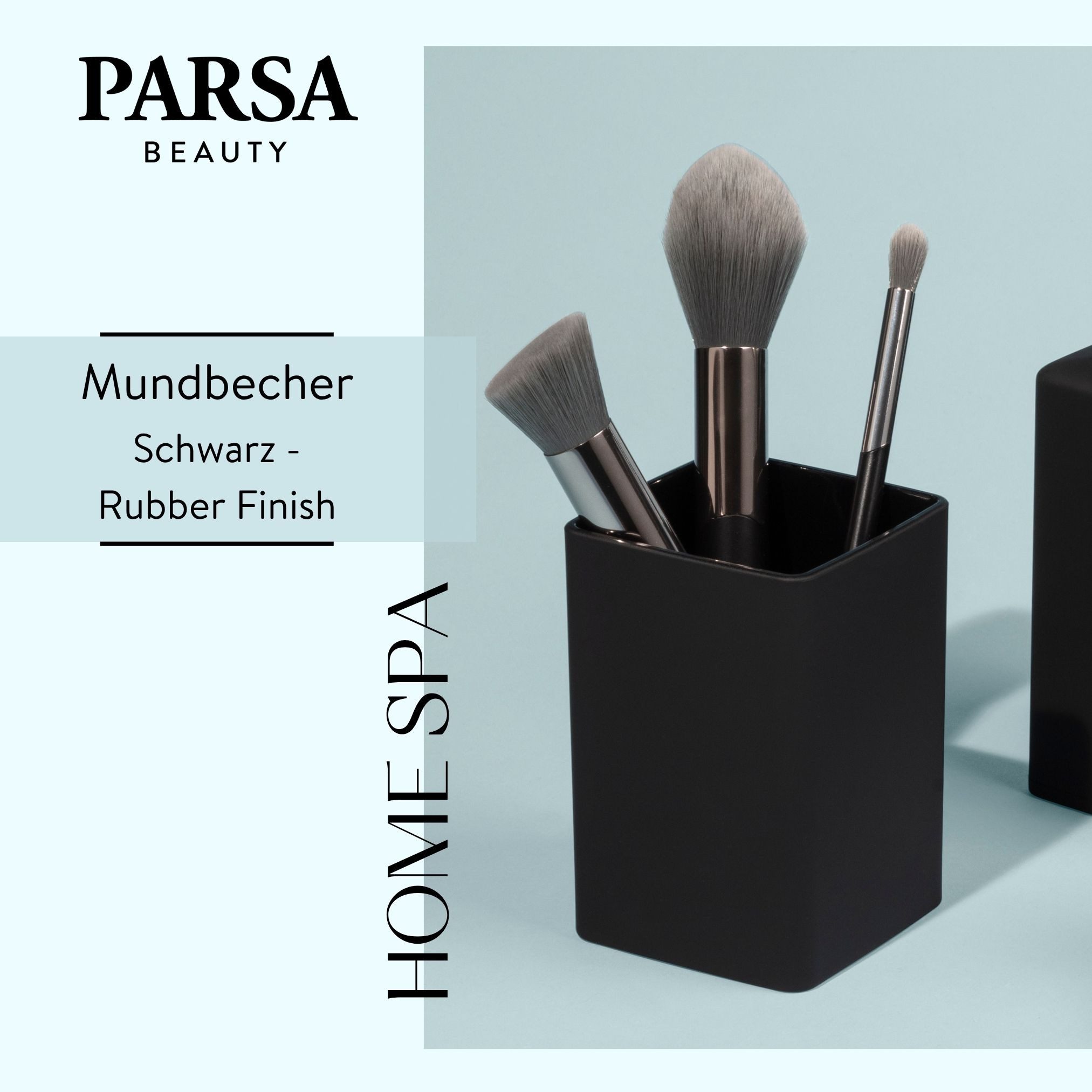 PARSA Beauty Zahnputzbecher PARSA Beauty ESSENTIAL Zahnputzbecher schwarz B günstig online kaufen