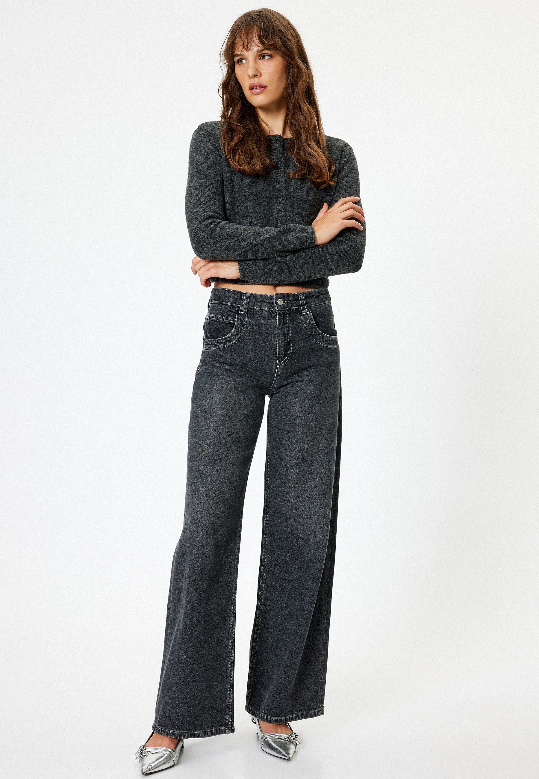 Koton Cardigan Rundhalsausschnitt Mit Knöpfen günstig online kaufen