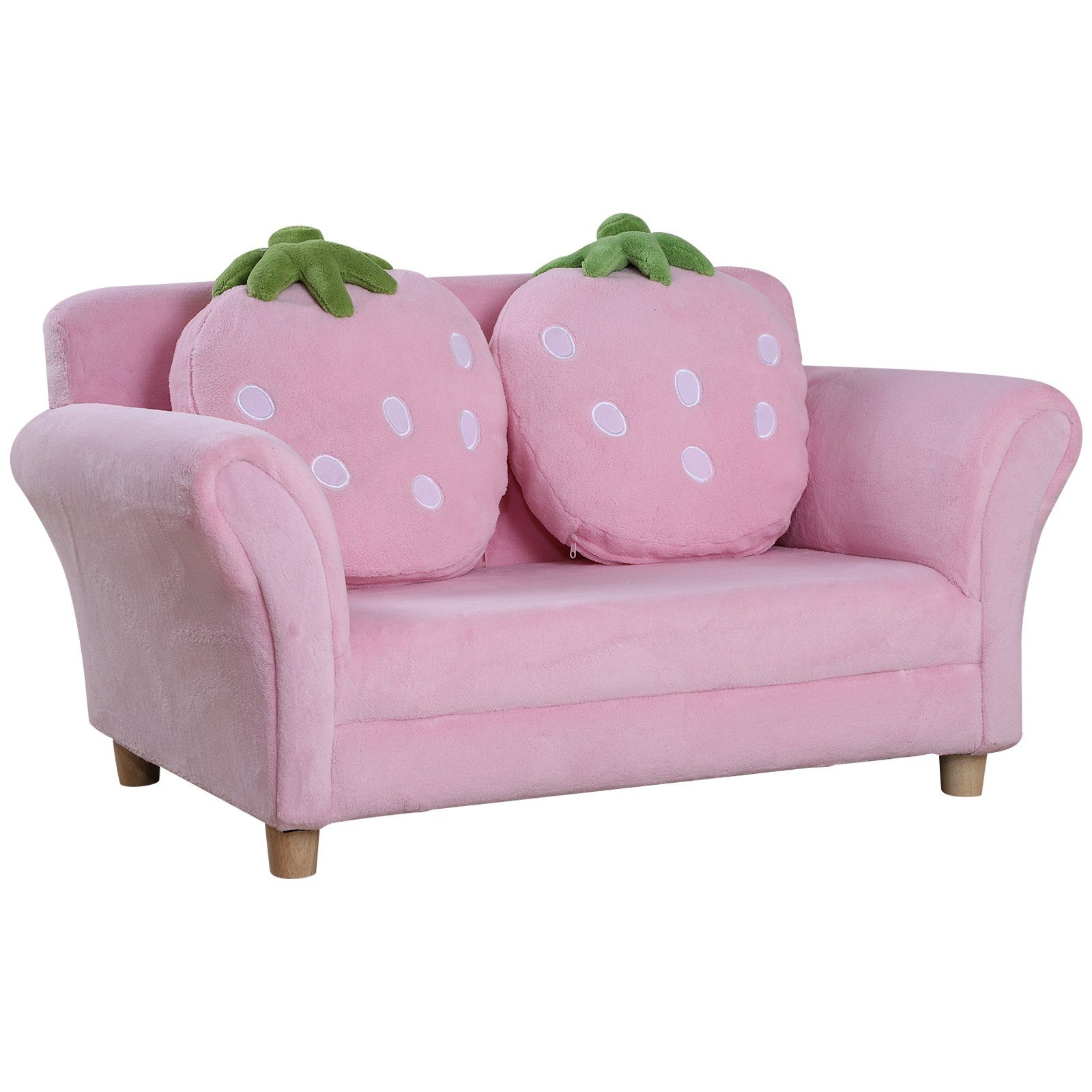 HOMCOM Sofa »Kinder Erdbeersofa«, Süßes Design mit Erdbeermotiv online  kaufen | OTTO