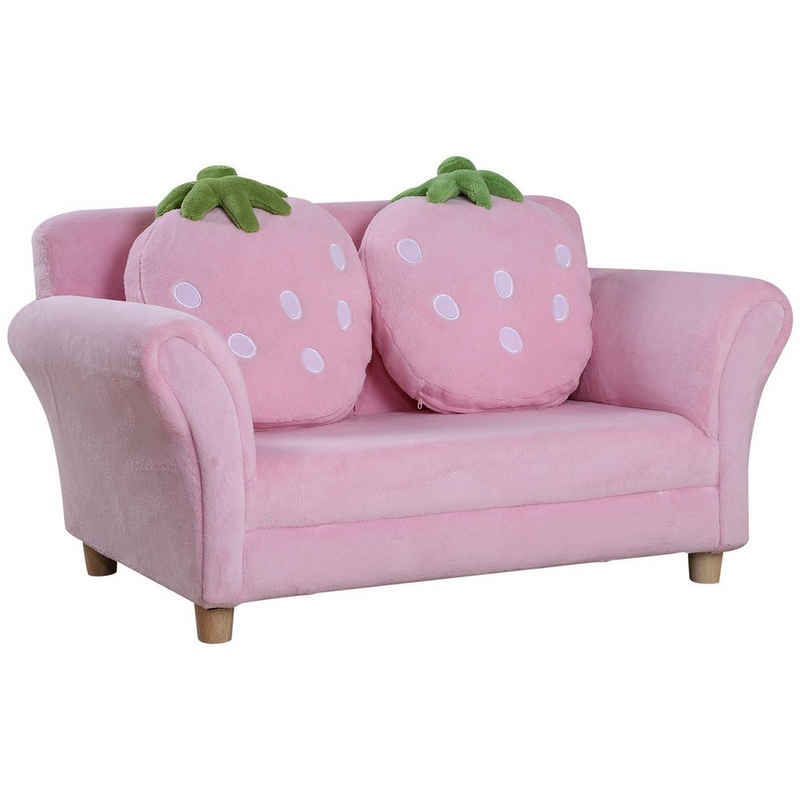 HOMCOM Sofa »Kinder Erdbeersofa«