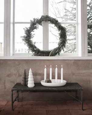 Storefactory Kerzenhalter Gröndal Kerzenhalter weiß aus Keramik, individuell einsetzbar