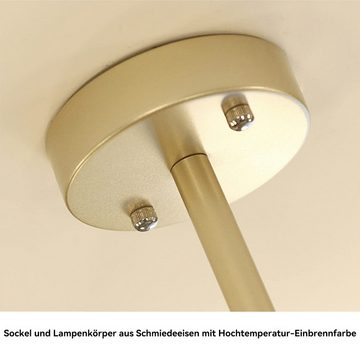 Novzep Kronleuchter 6 Köpfe,Deckenlampe für Wohnzimmer,Enthält keine Lichtquelle,E27