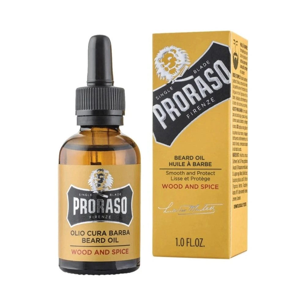 PRORASO Körperrasierer Proraso - Bartöl - Wood & Spice, 1-tlg.